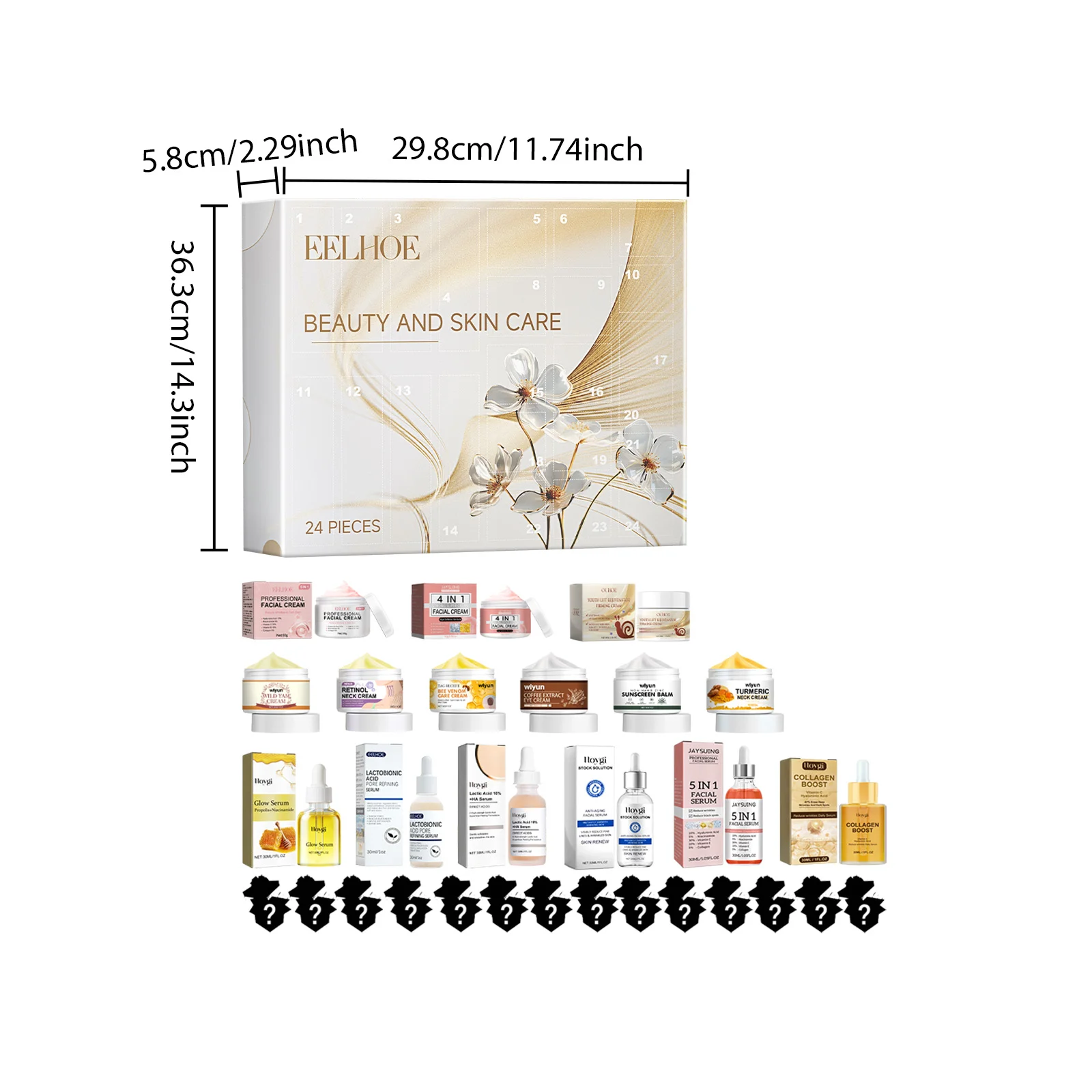 24-Piece Beauty Skin Care Blind Box Set Hydrating Moisturizing Surprise Skincare Gift 1 24 piece beauty skin care blind box set cih 9vtfp2ew desc 1