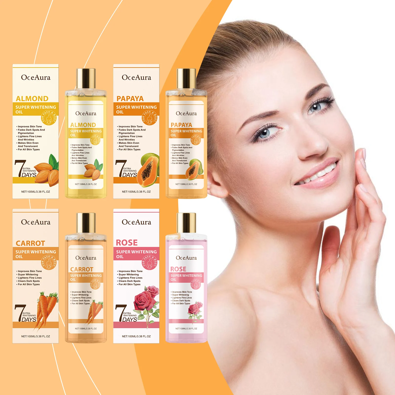 7-Day Care Body Oil Hydrating Moisturizing Massage Oil with Jojoba & Hyaluronic Acid 100ml 2 7 day care body oil hydrating moisturizing 100ml cih mu6e6n4k desc 2