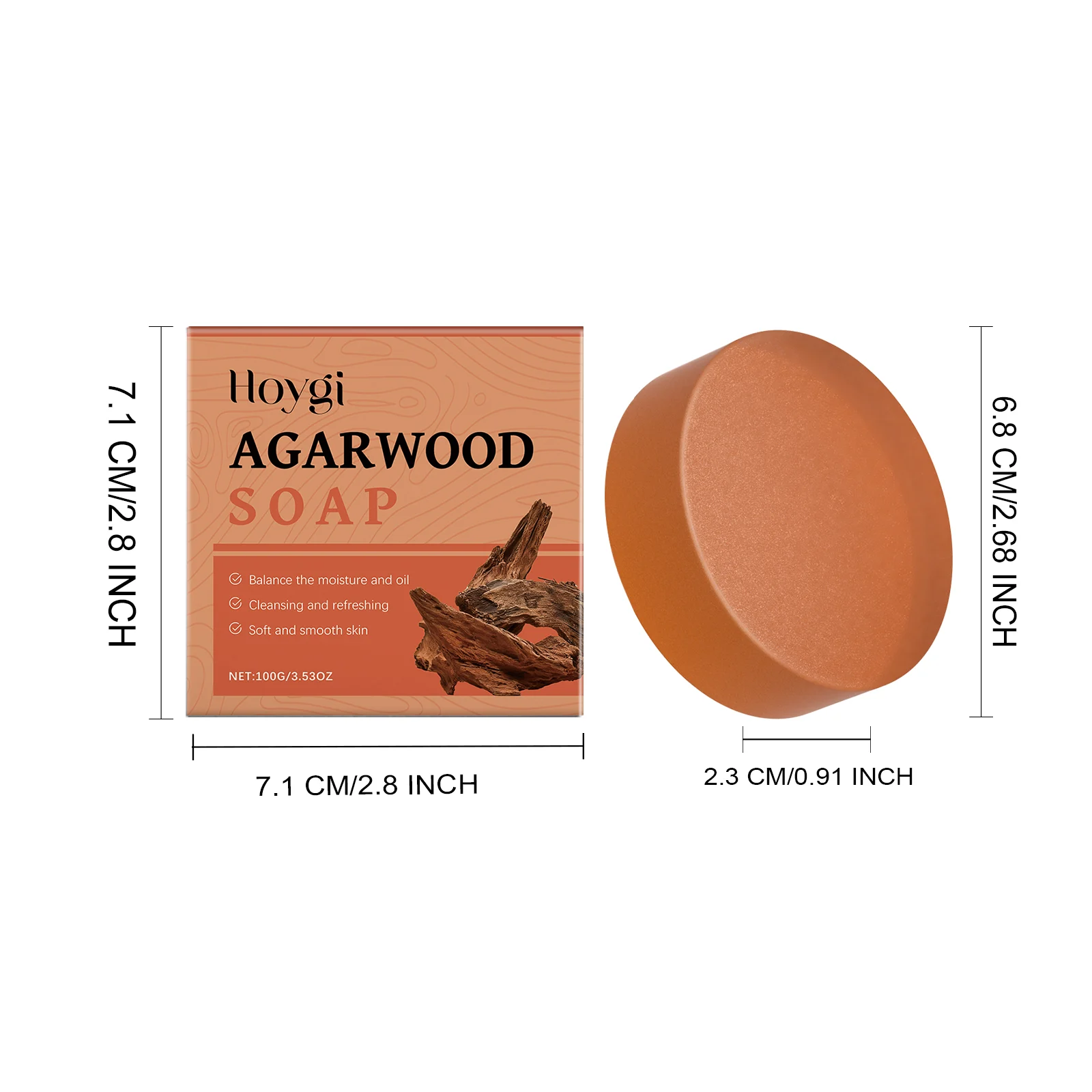 Agarwood Soap Gentle Cleansing and Moisturizing Bath Bar 100g for Sensitive Skin 1 agarwood soap gentle cleansing moisturizing bath bar 100g der ud2mzpu2 desc 1