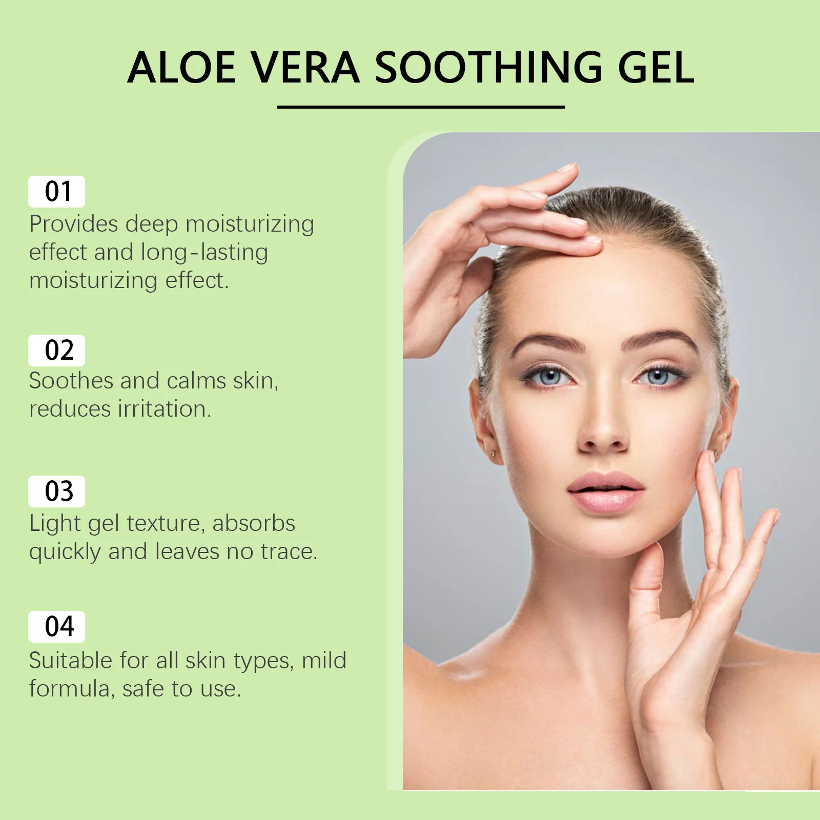 Aloe Cucumber Gel 100g Hydrating Soothing Moisturizer for Face and Body 5 aloe cucumber gel 100g hydrating soothing moisturizer cih 5naf9xm2 desc 5