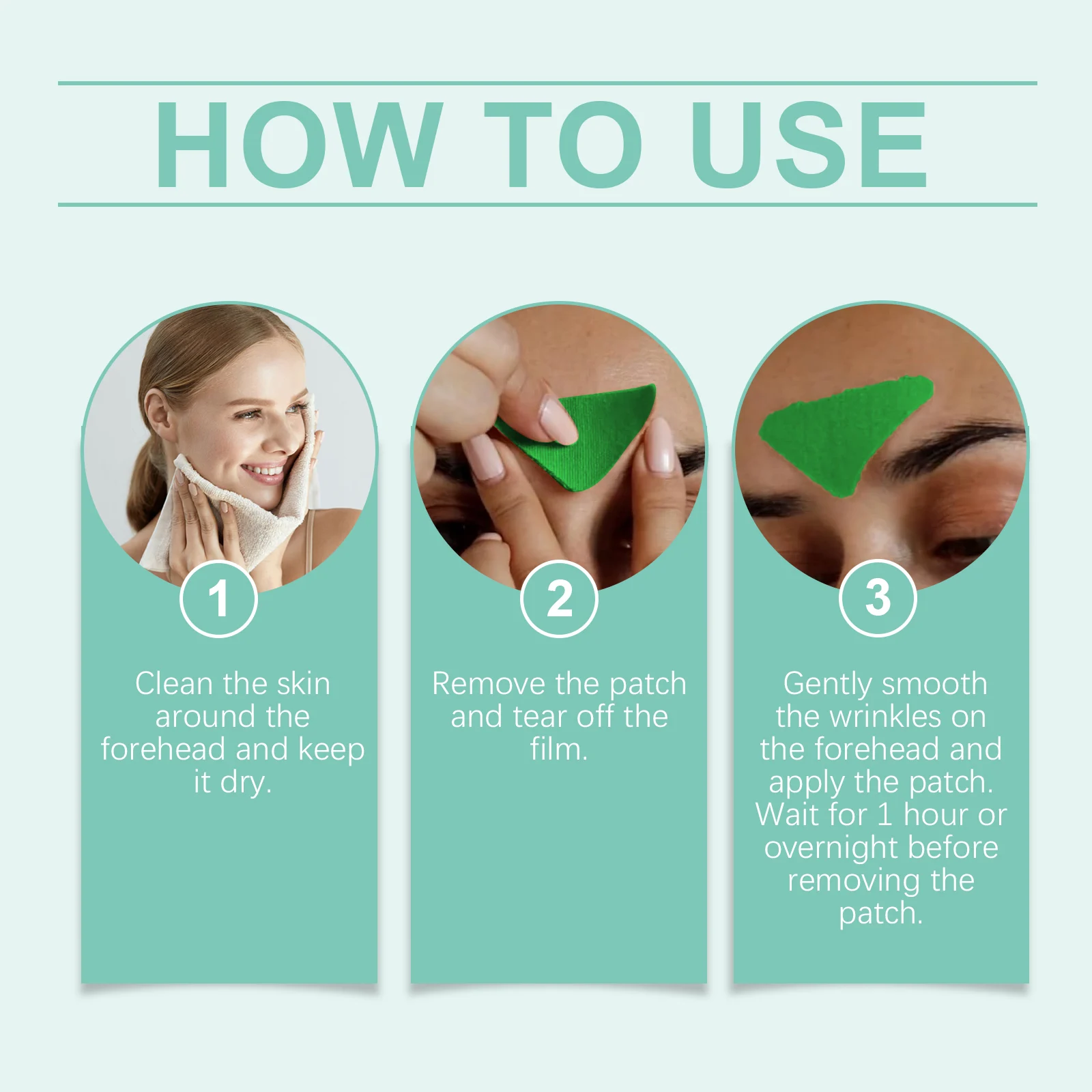 Aloe Vera Forehead Tightening Patches 60pcs Hydrating Anti-Wrinkle Forehead Care 4 aloe vera forehead tightening patches 60pcs cih eu575ysv desc 4