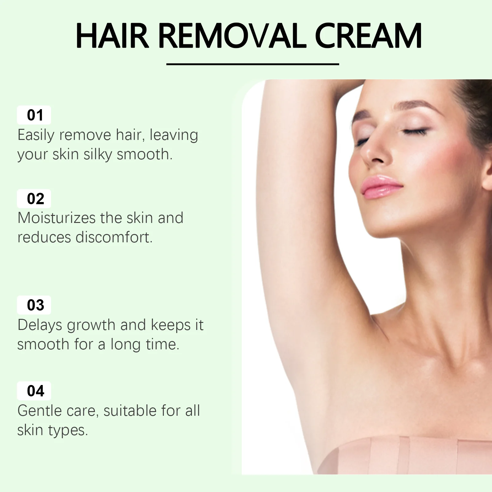 Aloe Vera Hair Removal Cream Soothing Depilatory Cream with Shea Butter 60g 5 aloe vera hair removal cream soothing depilatory 60g cih gpf4uene desc 5