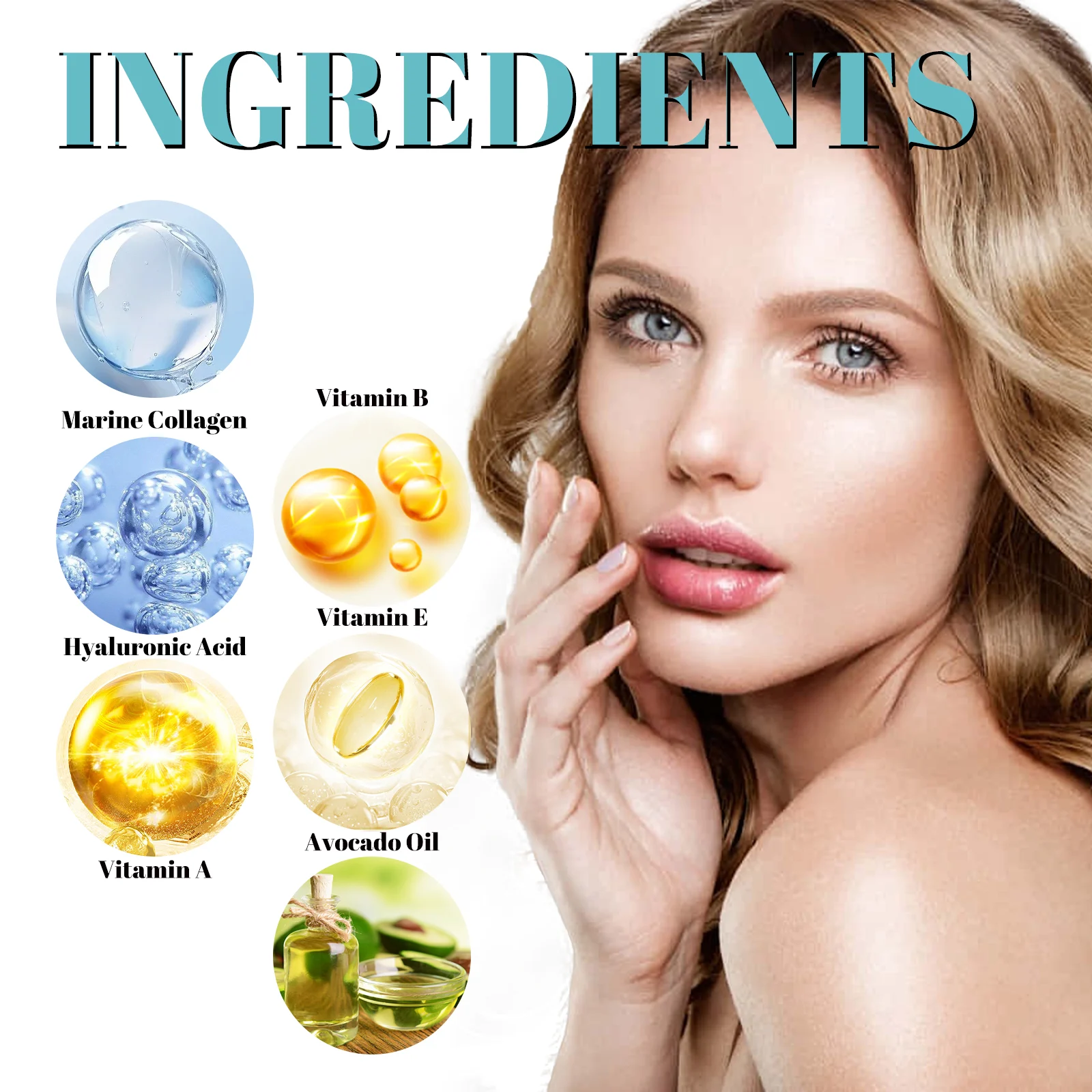 Hoygi Collagen & Retinol Cream Anti-Aging Moisturizer With Hyaluronic Acid & Vitamins 3 anti aging collagen retinol cream cih 6daujktq desc 3
