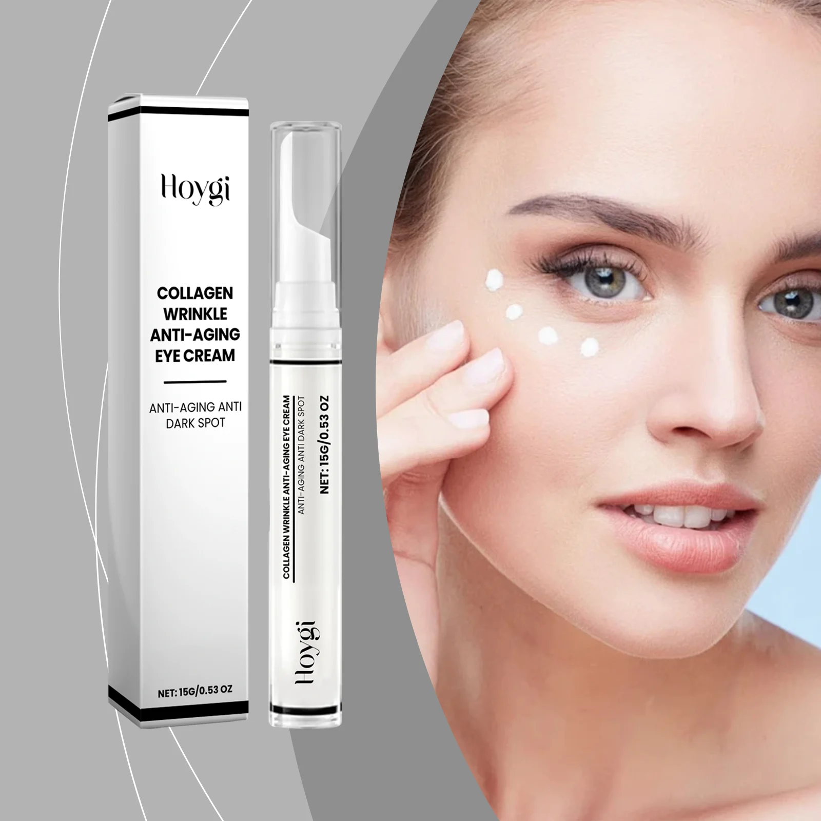Hoygi Collagen Anti-Aging Eye Cream Reduces Wrinkles Dark Circles Firming Moisturizing 2 anti aging eye cream cih tfbbjtf4 desc 2