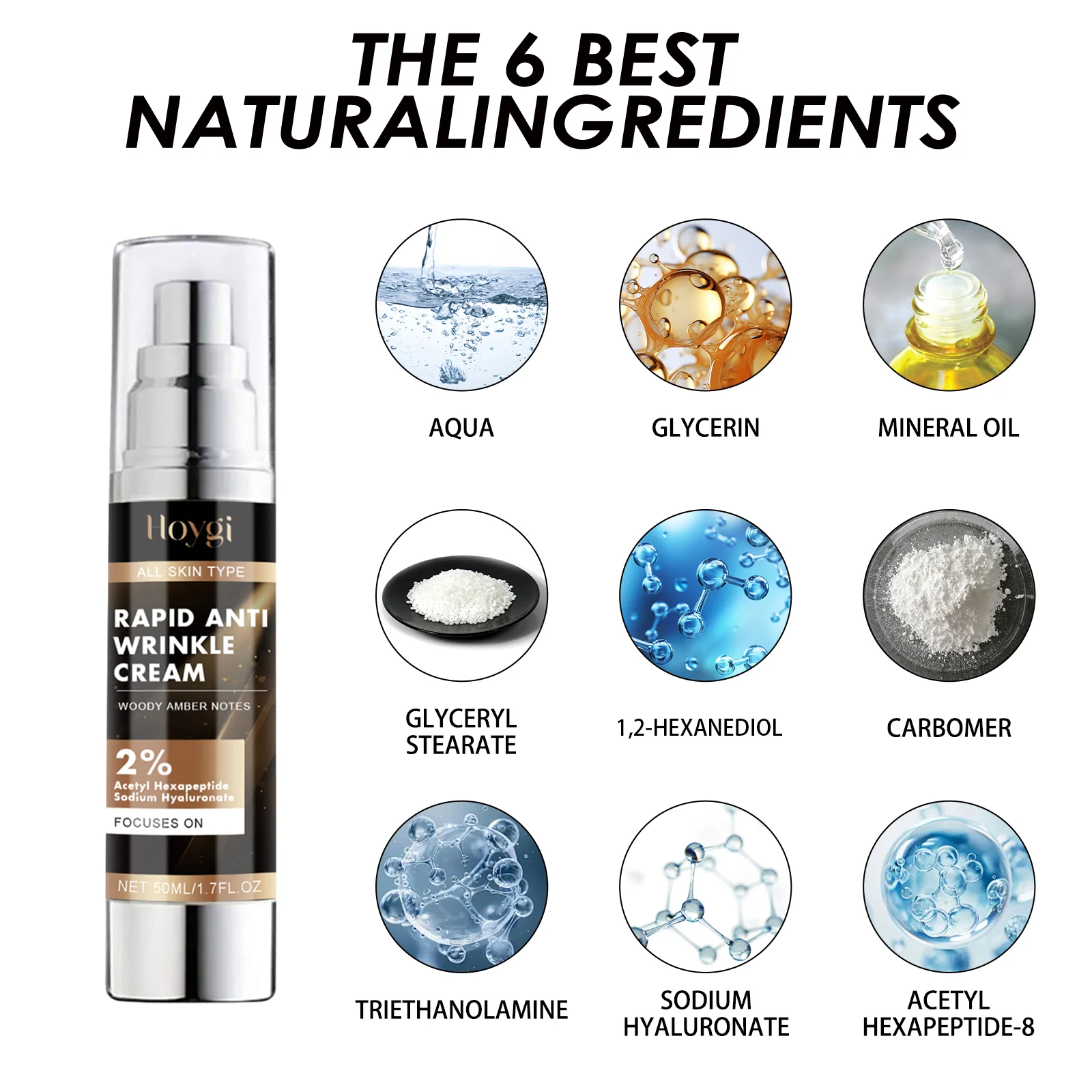 Anti-Aging Face Cream 50ml for Wrinkle Reduction, Hydration & Firming 3 anti aging face cream 50ml cih evg9upmx desc 3