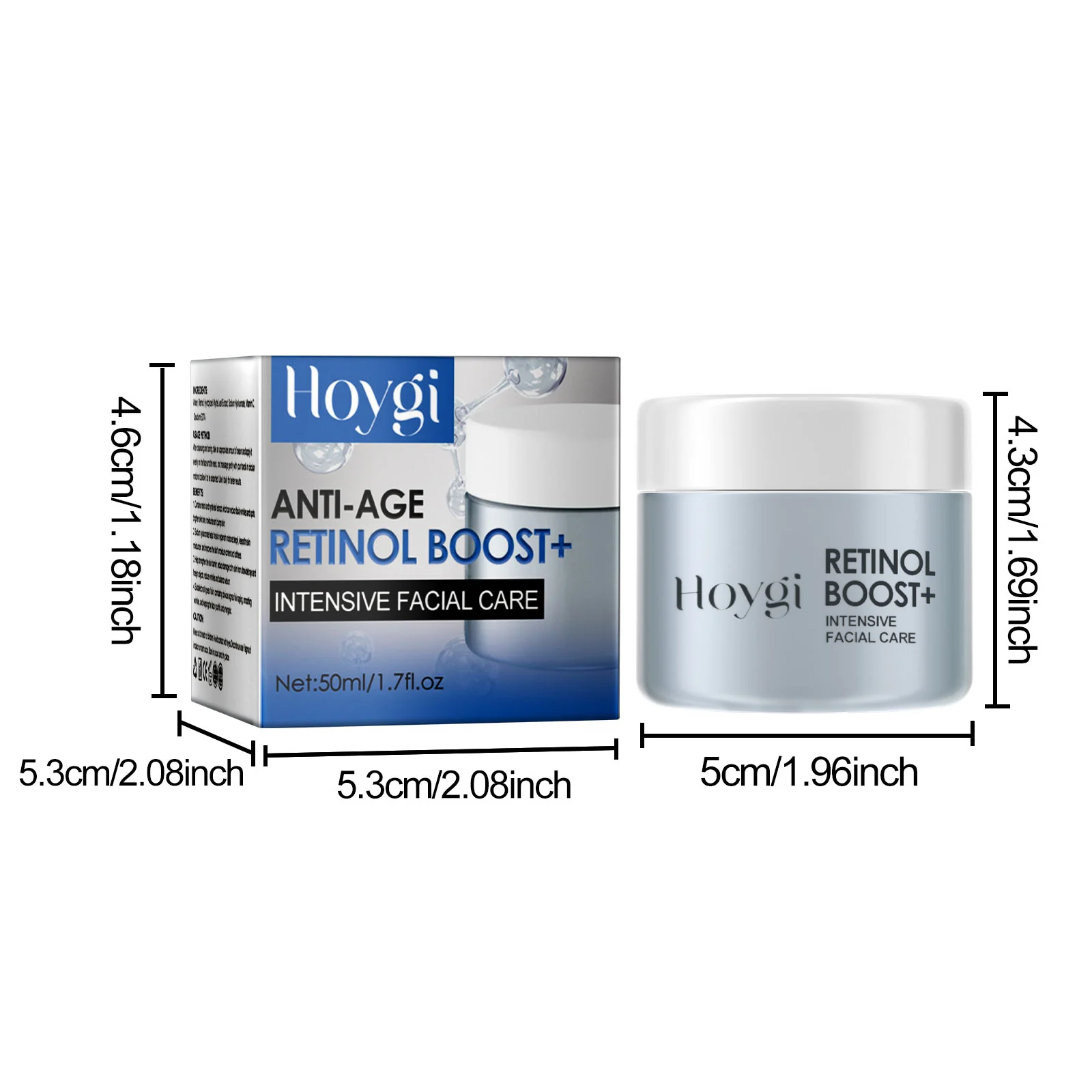 Hoygi Anti-Aging Face Cream with Retinol & Hyaluronic Acid, Firming & Brightening Moisturizer 1 anti aging face cream cih fvrxnu9c desc 1