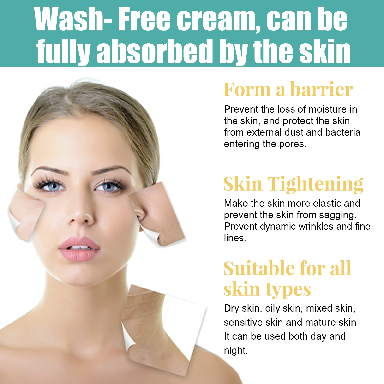 Anti-Aging Face Cream Regenerating Moisturizing and Firming Skin Care 50g 3 anti aging face cream regenerating moisturizing firming 50g cih rajker3q desc 3