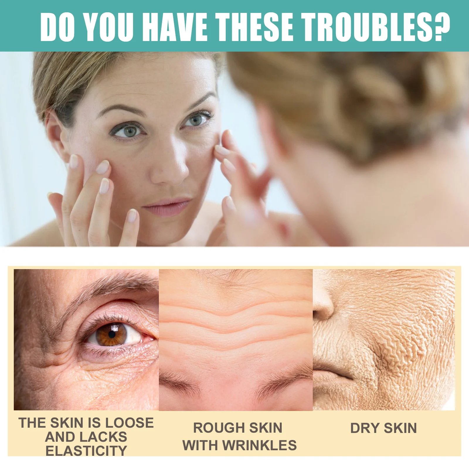 Anti-Aging Face Cream Regenerating Moisturizing and Firming Skin Care 50g 4 anti aging face cream regenerating moisturizing firming 50g cih rajker3q desc 4