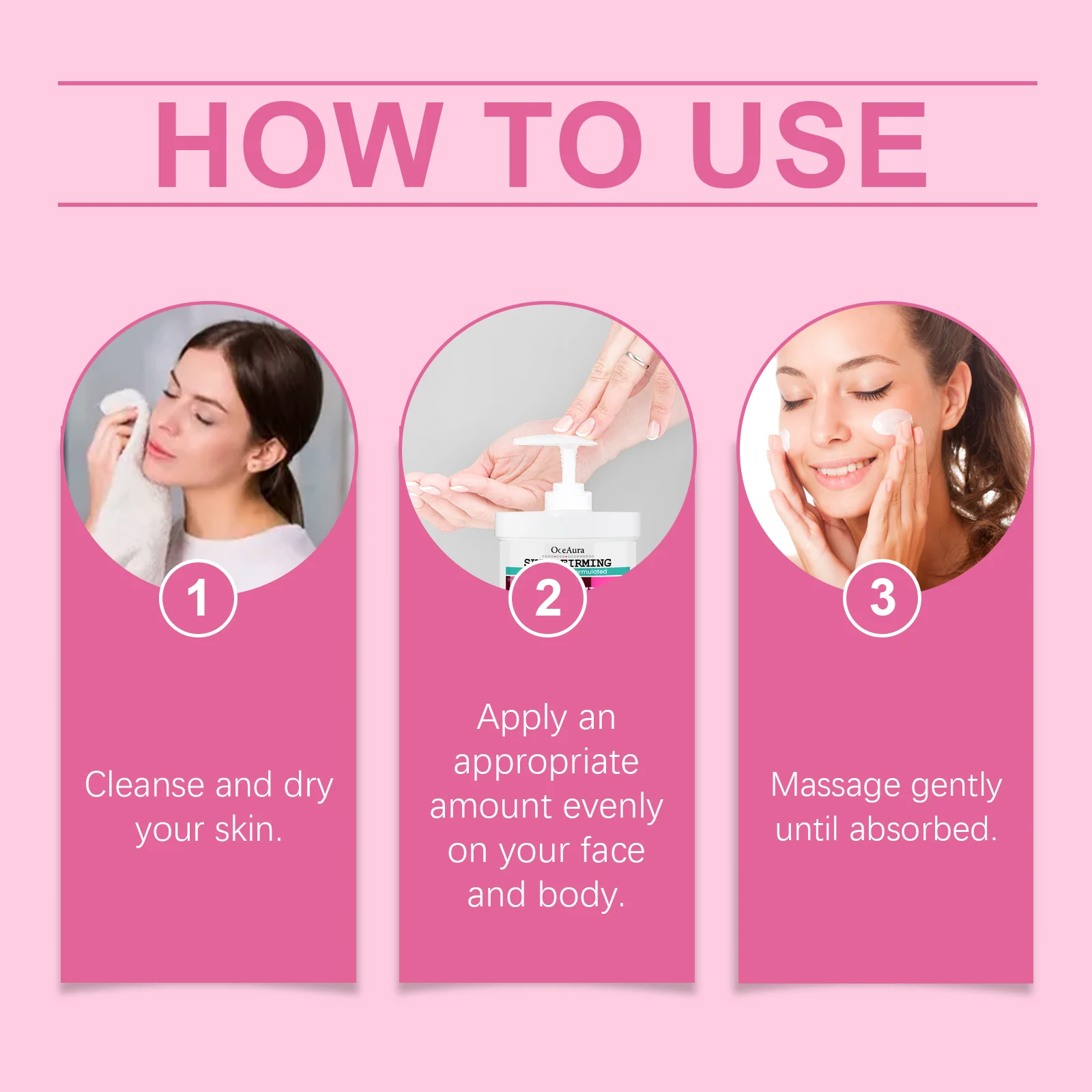 OceAura Anti-Aging Rescue Cream with Hyaluronic Acid & Vitamin E for Firming & Moisturizing 4 anti aging firming moisturizer cream cih ndr8xjxu desc 4