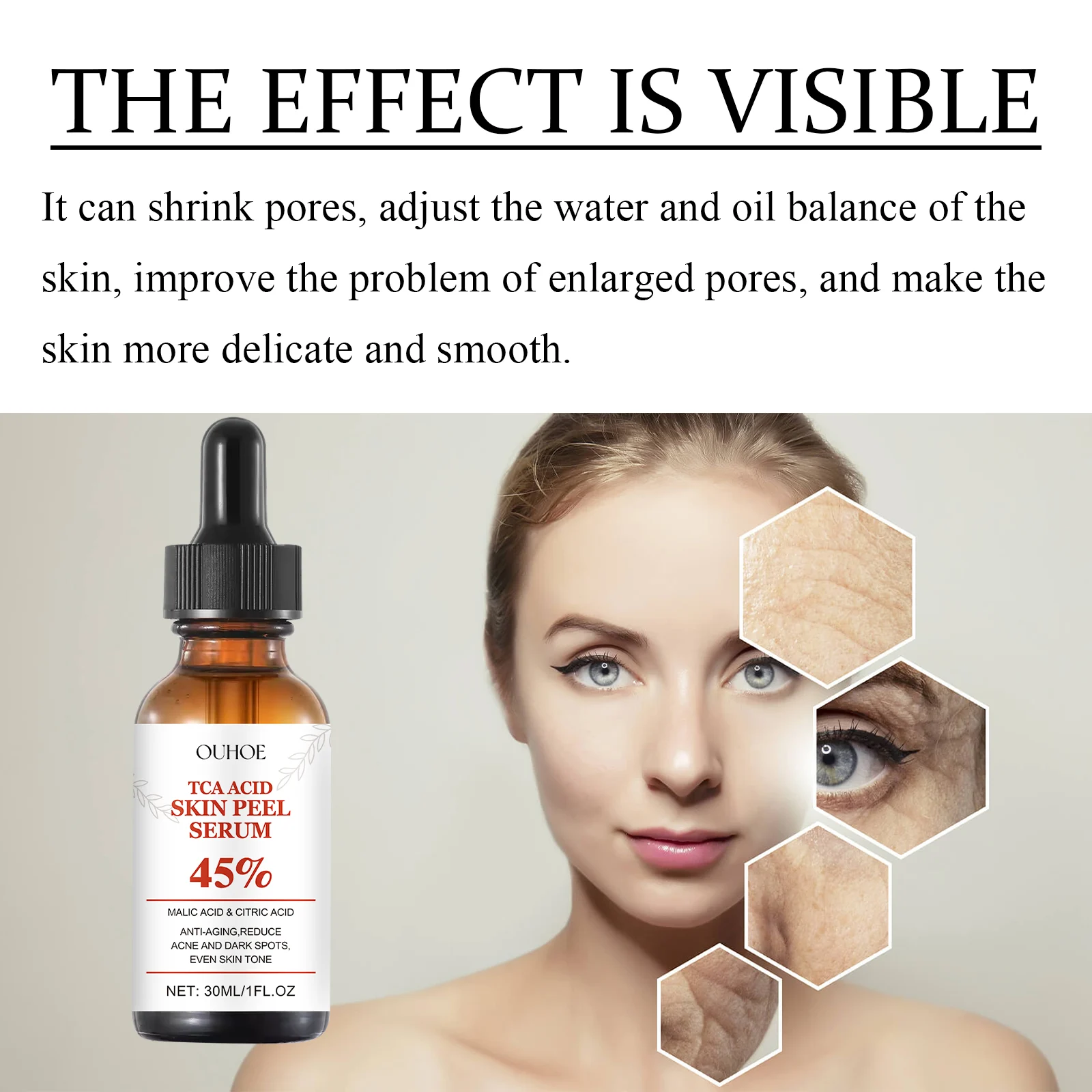 Anti Aging Serum with Apple Acid, Citric Acid & Ascorbic Acid 30ml 6 anti aging serum 30ml cih 7nejwpcs desc 6