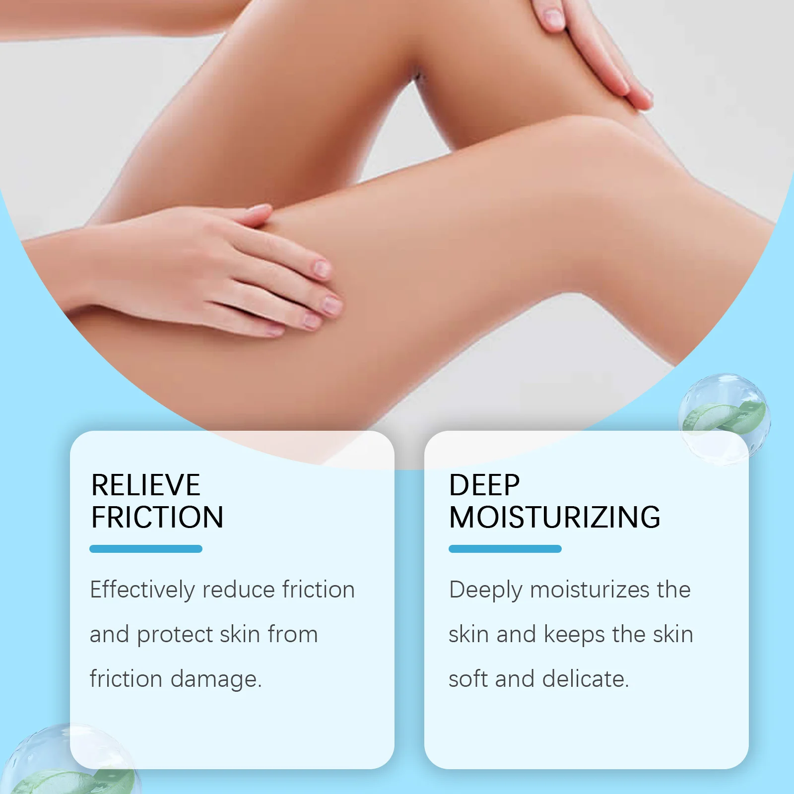 OceAura Thigh Anti-Friction Stick for Skin Protection, Moisturizing & Sweat Resistant 8 anti friction stick cih 2xfu5ave desc 8