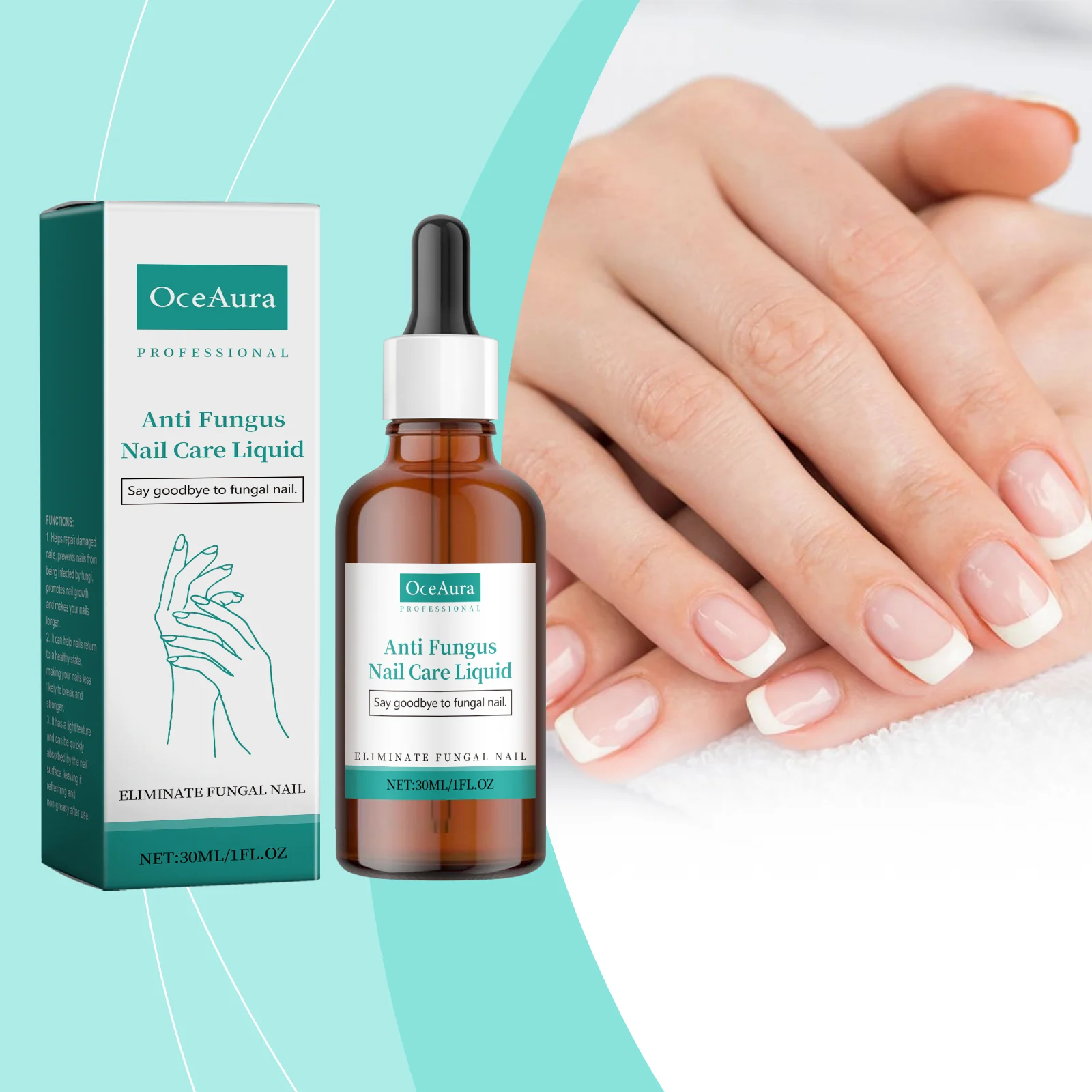 OceAura Anti Fungus Nail Care Liquid, Moisturizing & Repairing Nail Treatment Oil 2 anti fungus nail care liquid cih tyuqv6pt desc 2