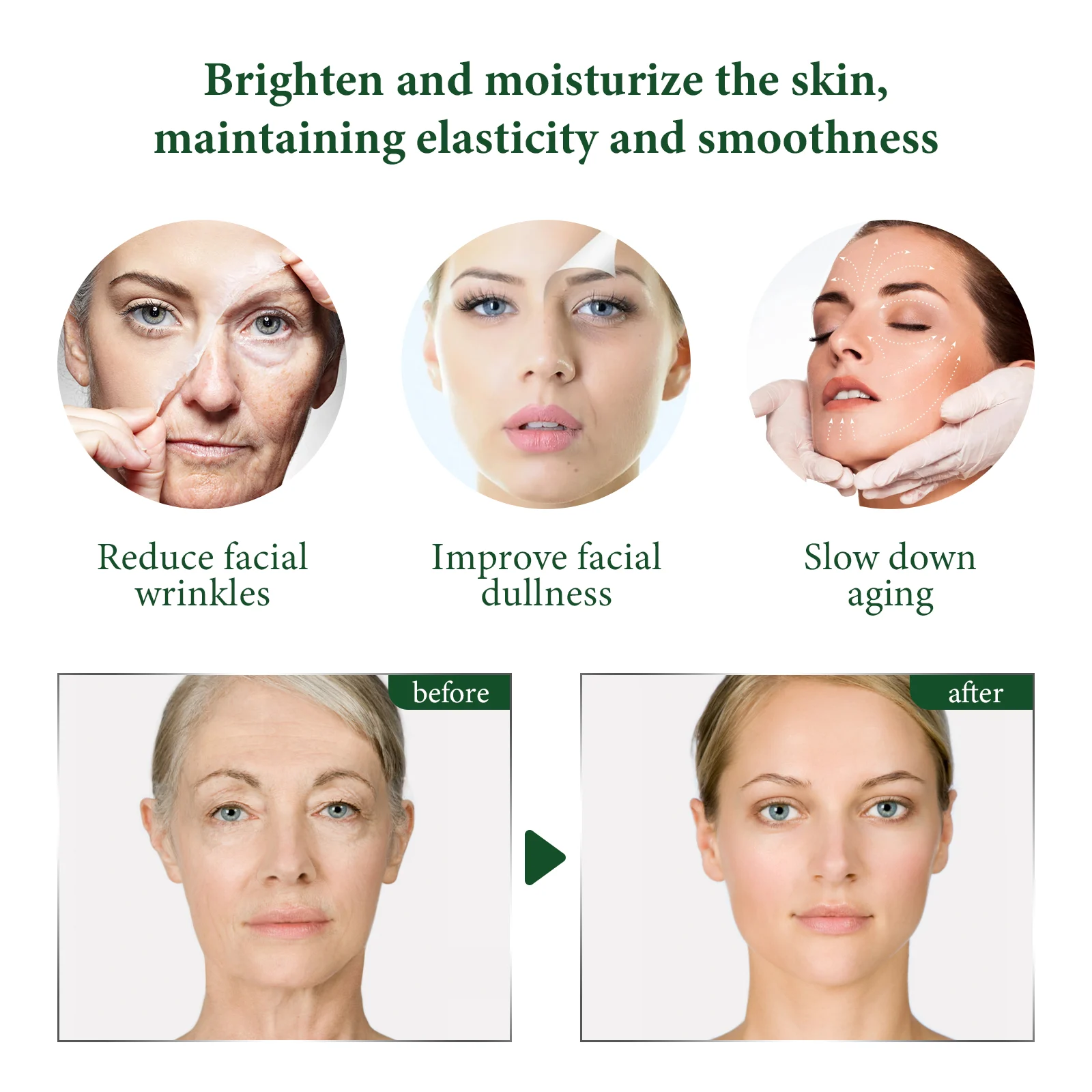 Hoygi Avocado Anti-Wrinkle Essence - Reduce Fine Lines, Firm & Brighten Skin 8 anti wrinkle face essence serum cih 8tcy8ra9 desc 8