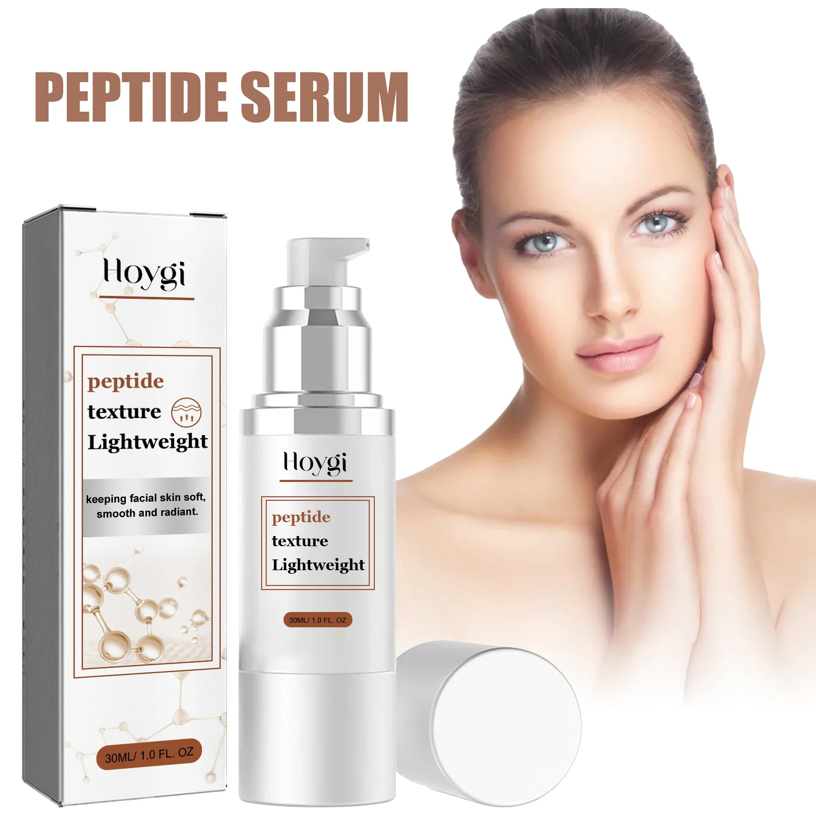 Anti-Wrinkle Face Serum Lotion 30ml with Peptides for Hydration and Skin Tightening 2 anti wrinkle face serum lotion 30ml cih xtqfbmvd desc 2