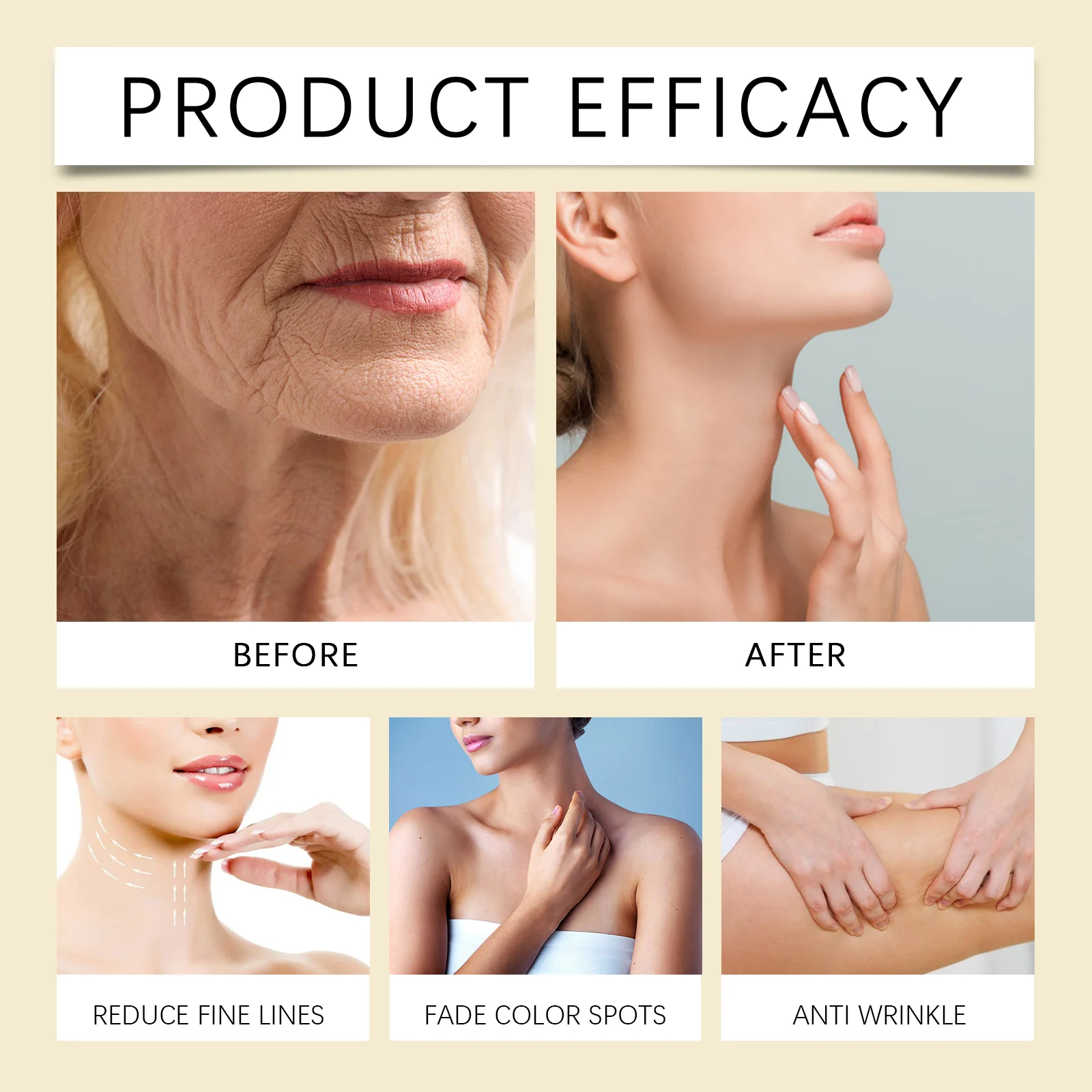 Anti-Wrinkle Firming Body Butter 50g Collagen & Shea Butter Moisturizer for All Skin Types 12 anti wrinkle firming body butter 50g cih baknhy7t desc 12