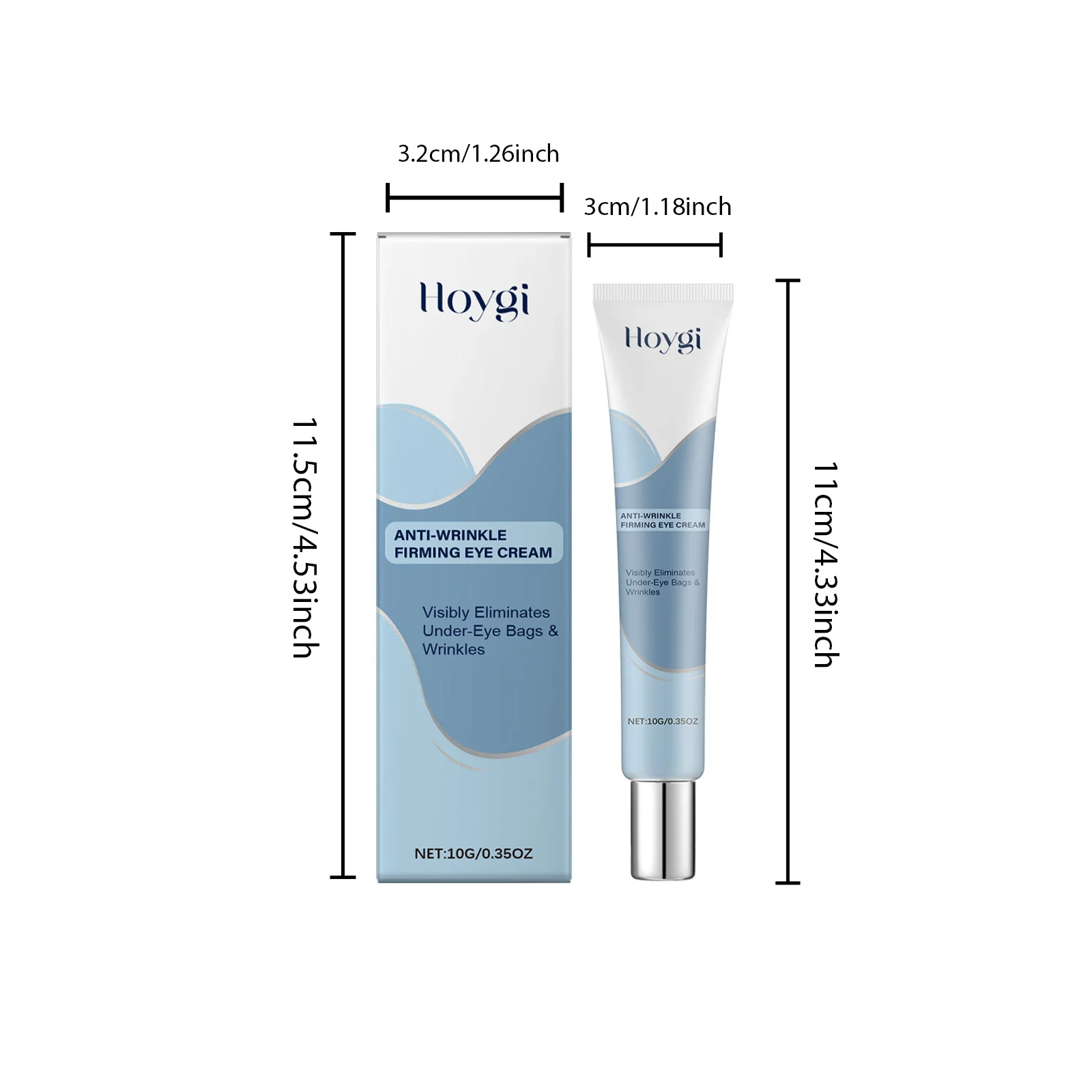 Anti-Wrinkle Firming Eye Cream Moisturizing & Tightening Eye Treatment for Dark Circles & Fine Lines 10g 1 anti wrinkle firming eye cream 10g cih 7g856f9j desc 1