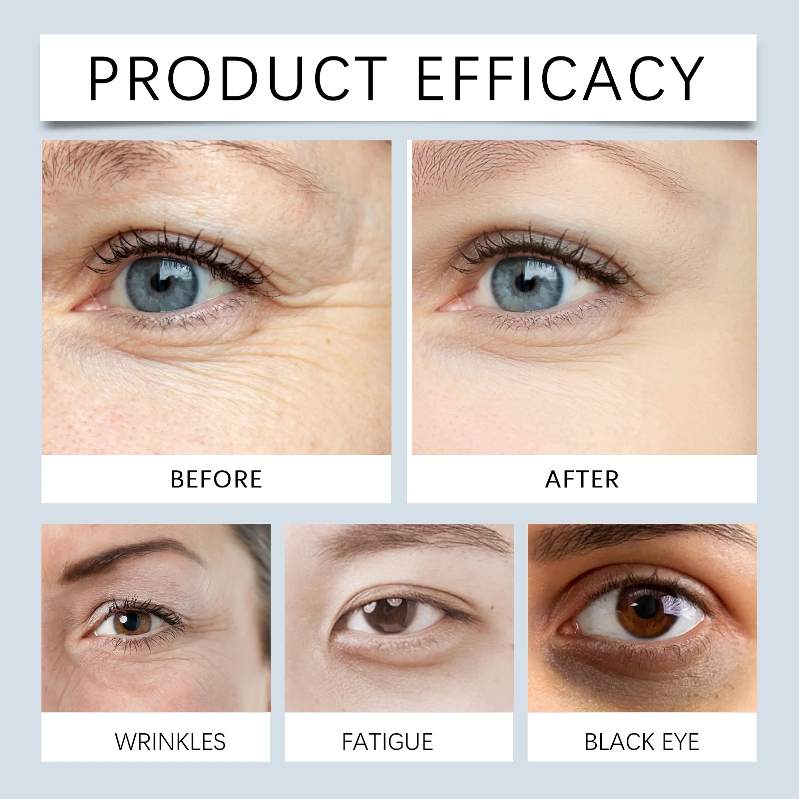 Anti-Wrinkle Firming Eye Cream Moisturizing & Tightening Eye Treatment for Dark Circles & Fine Lines 10g 10 anti wrinkle firming eye cream 10g cih 7g856f9j desc 10