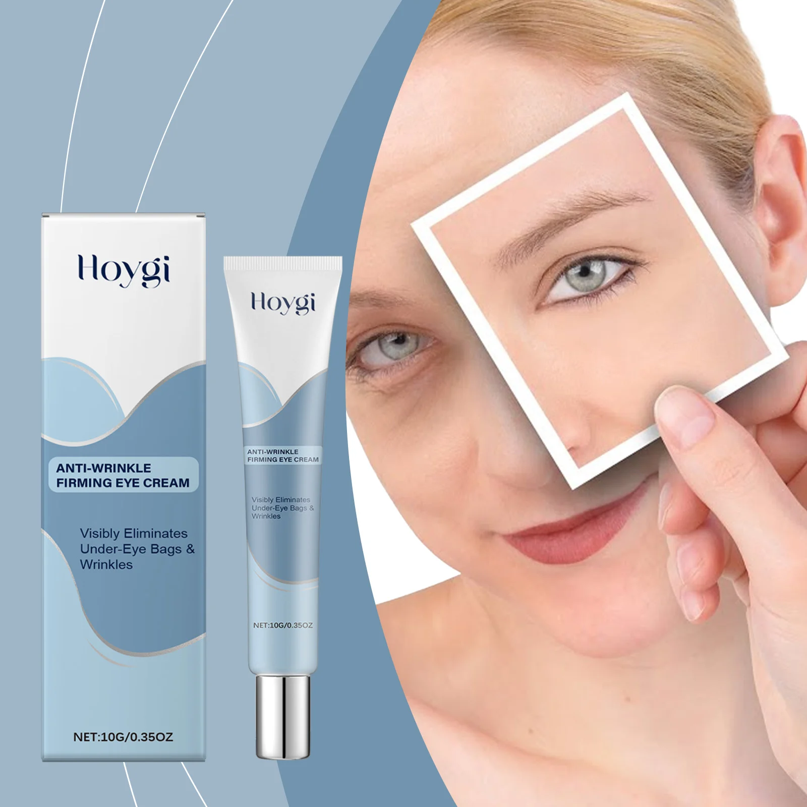 Anti-Wrinkle Firming Eye Cream Moisturizing & Tightening Eye Treatment for Dark Circles & Fine Lines 10g 2 anti wrinkle firming eye cream 10g cih 7g856f9j desc 2