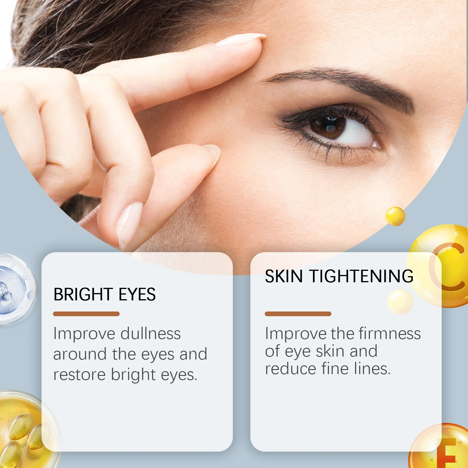 Anti-Wrinkle Firming Eye Cream Moisturizing & Tightening Eye Treatment for Dark Circles & Fine Lines 10g 9 anti wrinkle firming eye cream 10g cih 7g856f9j desc 9