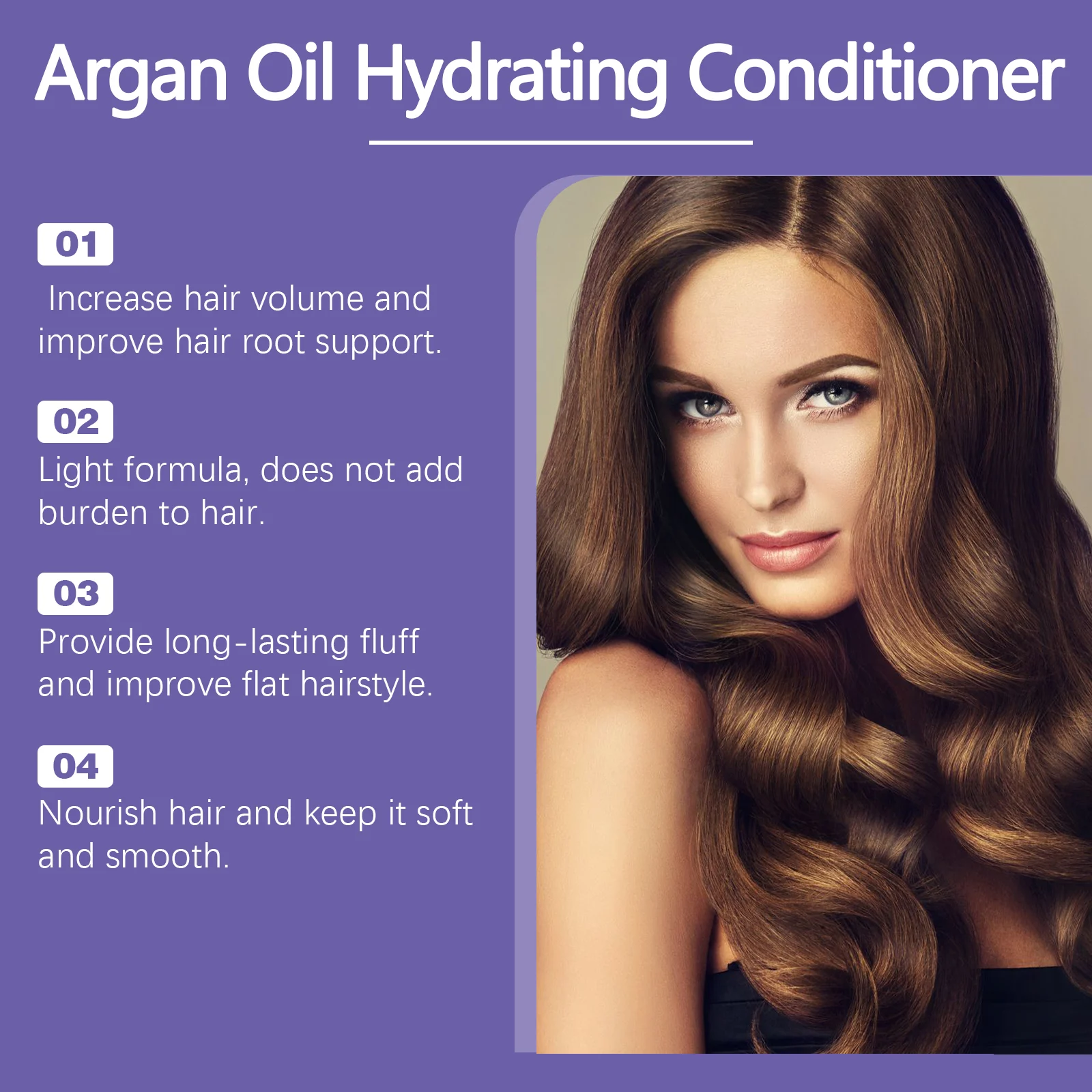 Argan Oil Extra Volume Conditioner for Frizz Control & Heat Protection 100ml 12 argan oil extra volume conditioner 100ml cih xy7mwk6q desc 4