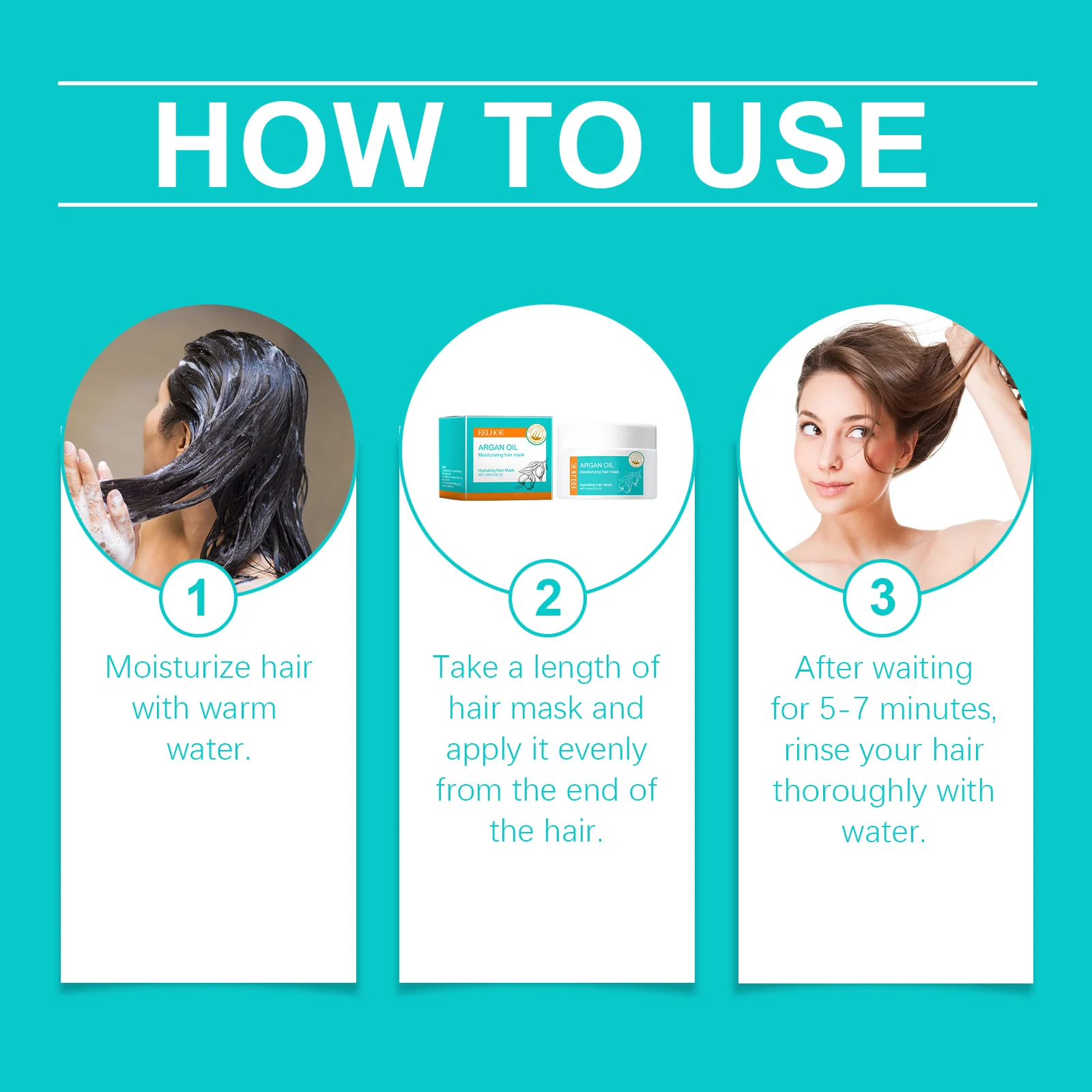 Argan Oil Hair Mask 100g Deep Conditioning Treatment for Dry Frizzy Hair Repair 4 argan oil hair mask 100g deep conditioning treatment cih armkm7z3 desc 4