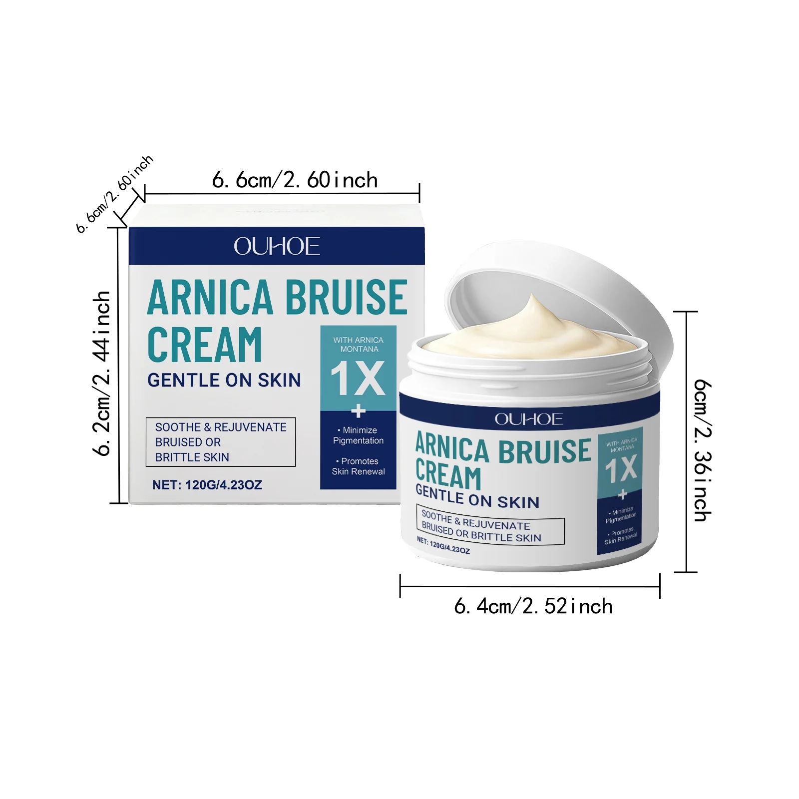 Arnica Bruise Cream 120g for Sensitive Skin, Soothes & Reduces Bruising & Swelling 1 arnica bruise cream 120g sensitive skin der cp6r3cyp desc 1