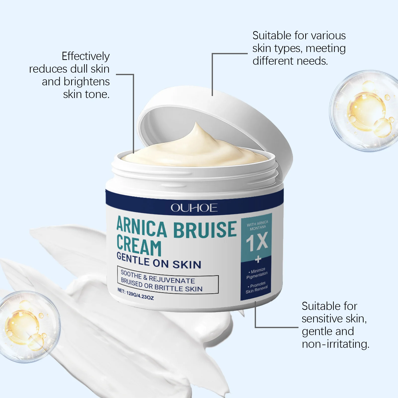 Arnica Bruise Cream 120g for Sensitive Skin, Soothes & Reduces Bruising & Swelling 6 arnica bruise cream 120g sensitive skin der cp6r3cyp desc 6