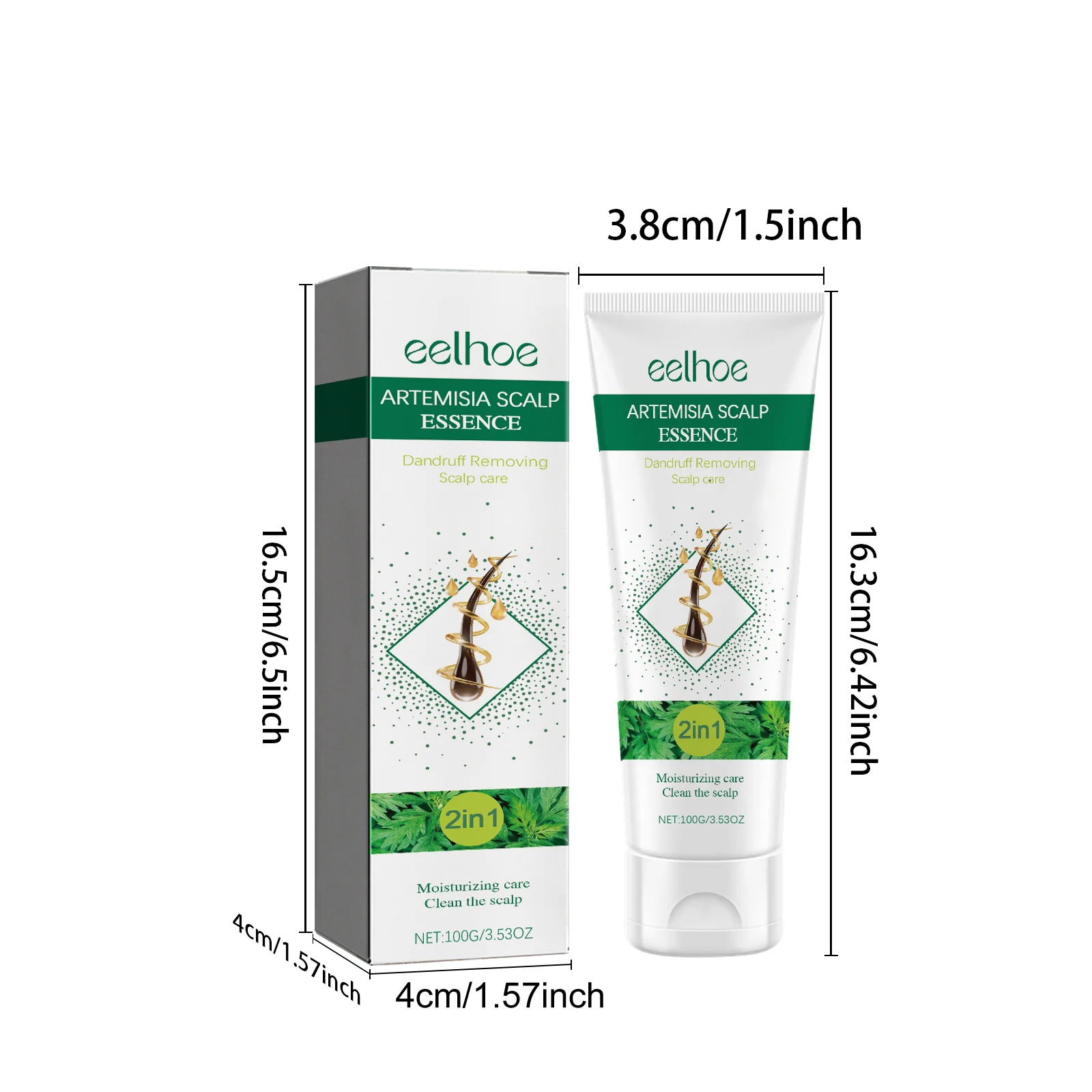 Artemisia Anti-Dandruff Scalp Essence 100g Gentle Scalp Cleanse Itch Relief Hair Softening Shampoo 1 artemisia anti dandruff scalp essence shampoo 100g cih exu5n4g8 desc 1