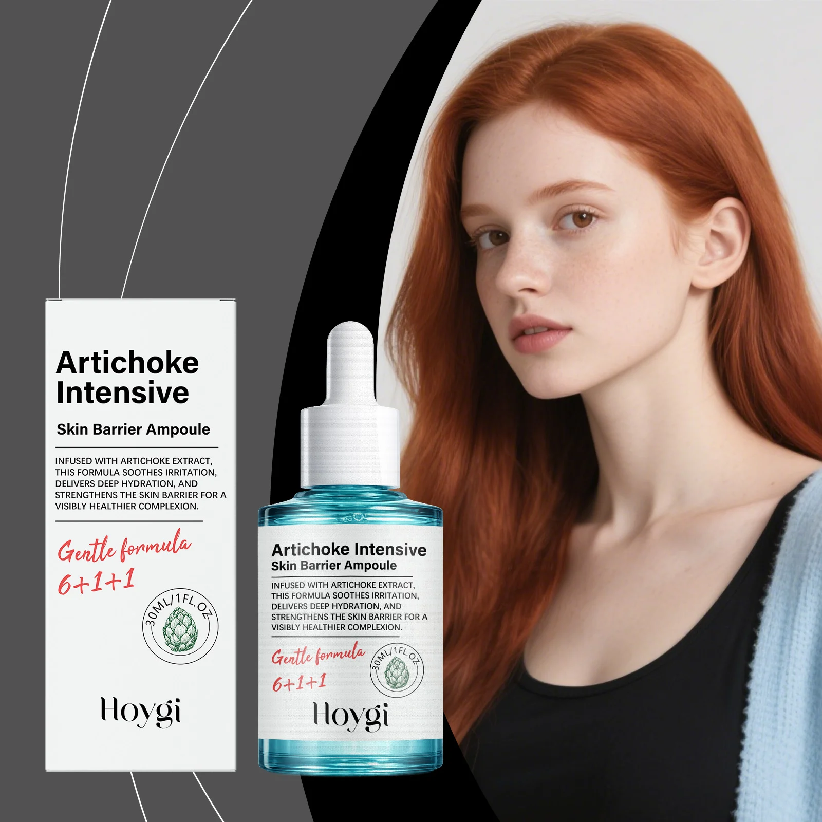 Artichoke Skin Barrier Ampoule 30ml Intensive Hydrating Serum 3 artichoke skin barrier ampoule 30ml hydrating serum cih kghrnnt3 desc 3