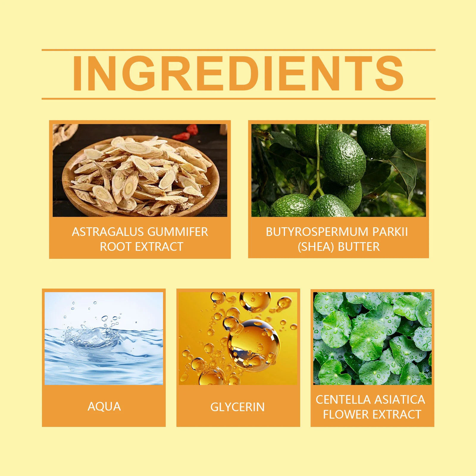 Astragalus Moisturizing Cream Hydrates, Brightens & Tightens Skin 50g 3 astragalus moisturizing cream 50g cih rsk48fg3 desc 3