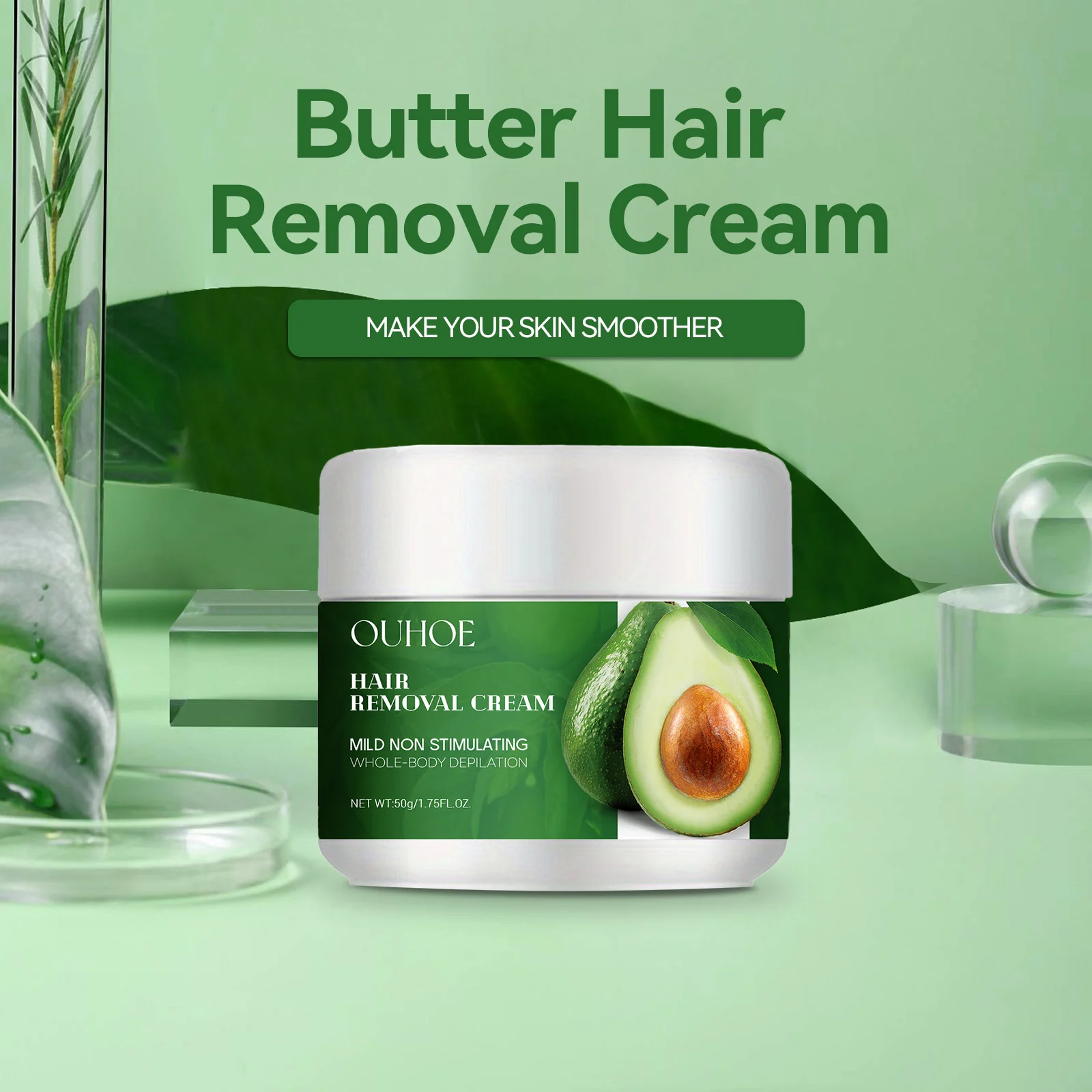 Avocado Hair Removal Cream Gentle Depilatory for Underarms & Legs 5 avocado hair removal cream gentle depilatory cih g97q7sx3 desc 5