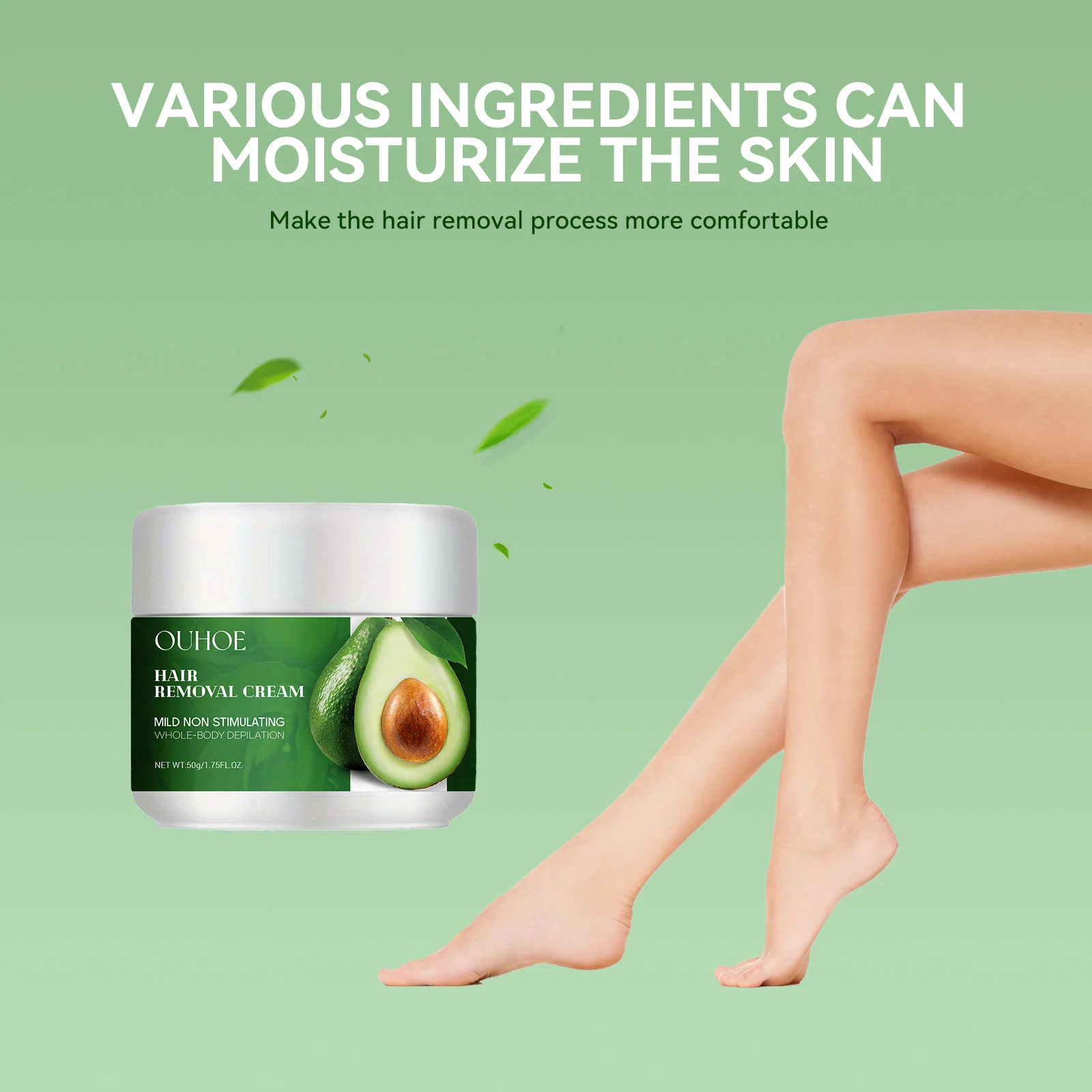 Avocado Hair Removal Cream Gentle Depilatory for Underarms & Legs 7 avocado hair removal cream gentle depilatory cih g97q7sx3 desc 7