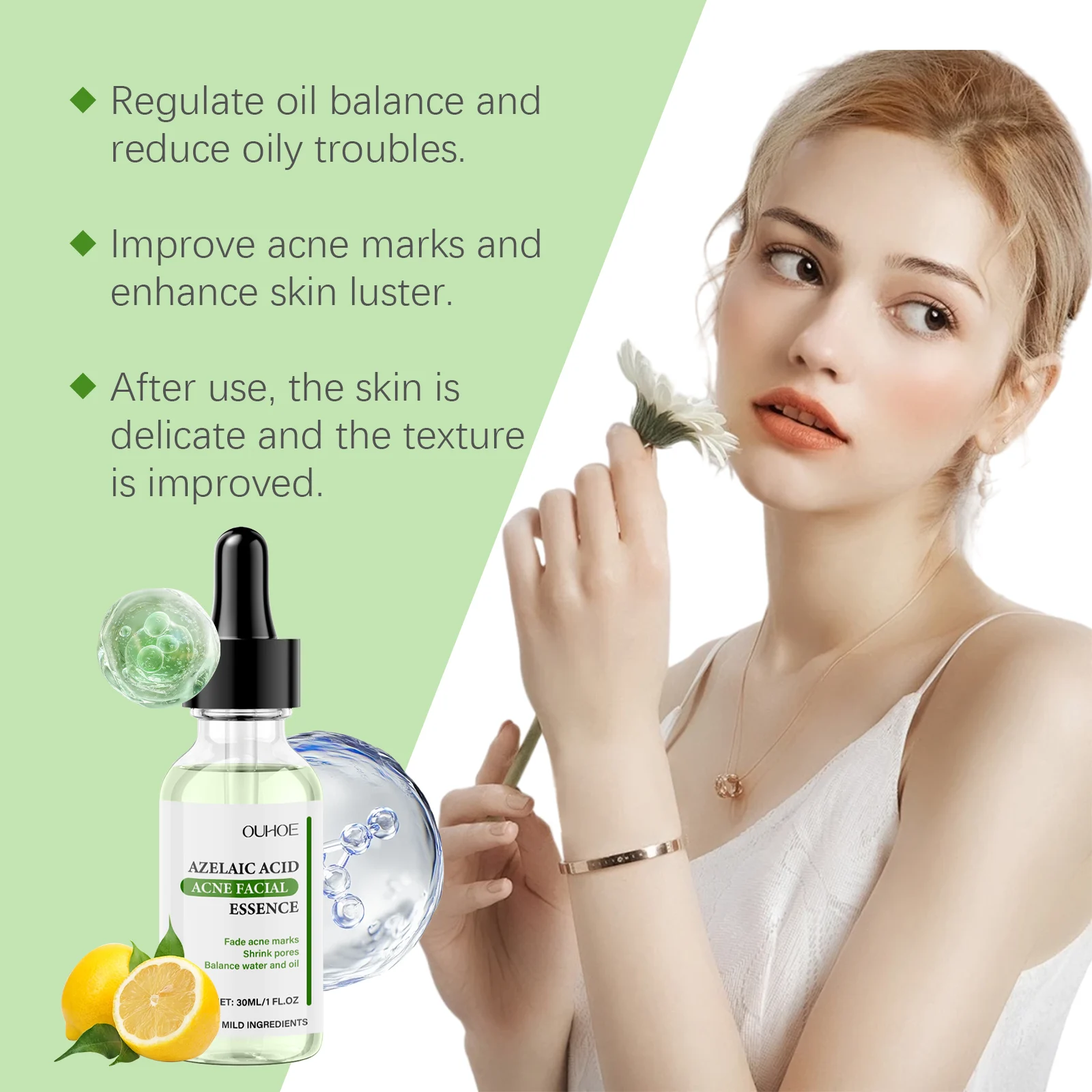 Azelaic Acid Acne Treatment Serum 30ml for Pore Minimizing & Scar Fading 5 azelaic acid acne treatment serum 30ml cih hvh92afr desc 5