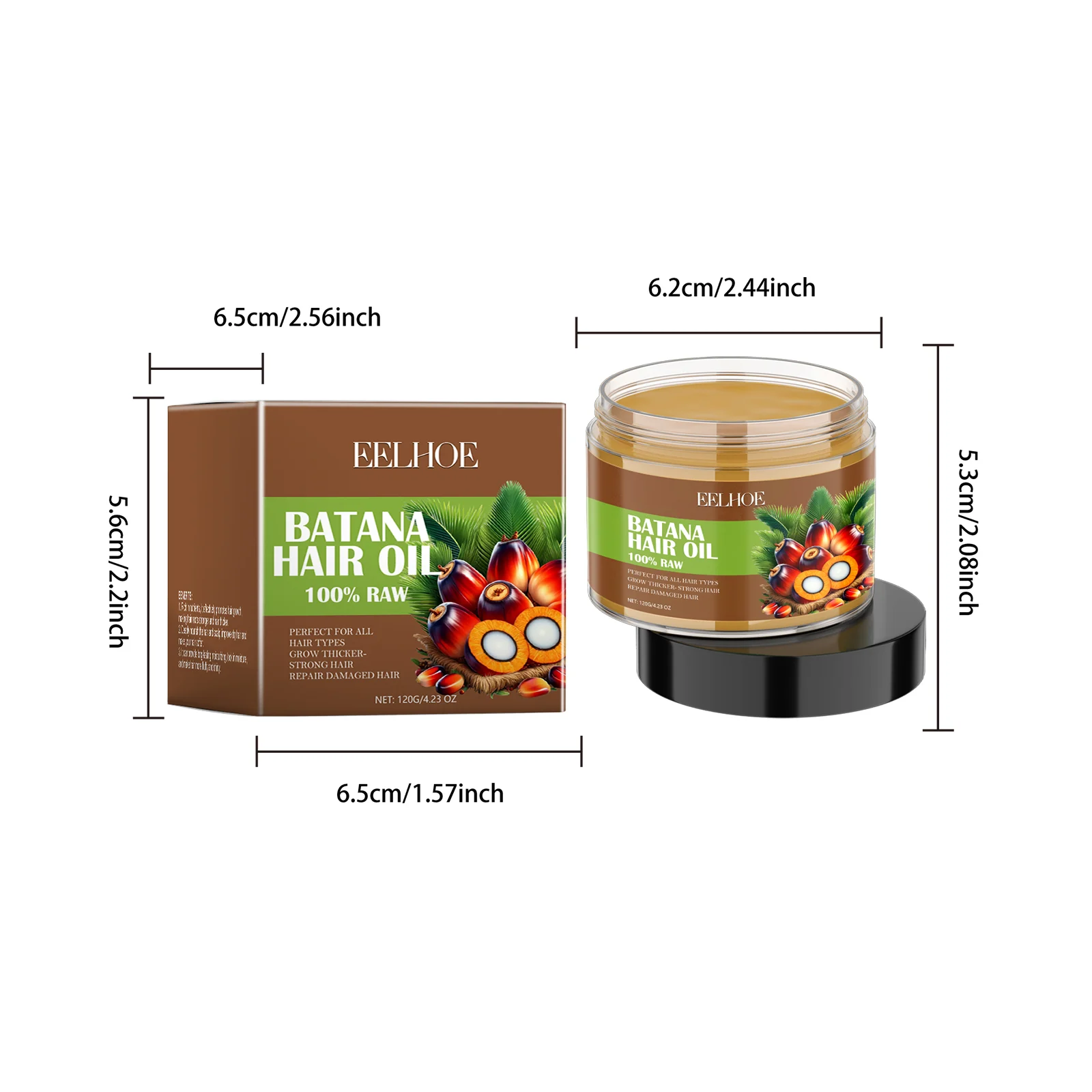 Batana Hair Oil 120g - Nourishing & Strengthening Treatment for All Hair Types 1 batana hair oil 120g cih kqyshyv3 desc 1
