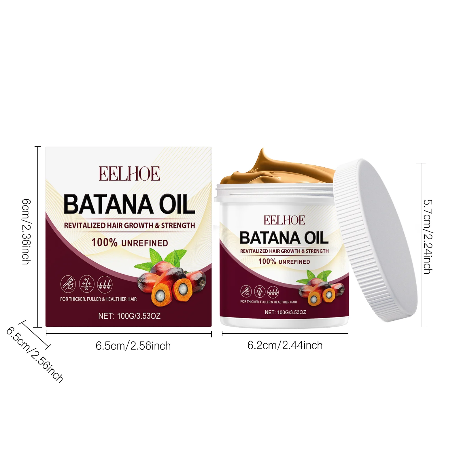 Batana Oil Hair Conditioner 100g for Dry Damaged Hair Repair & Shine 1 batana oil hair conditioner 100g cih ew2s5nxg desc 1