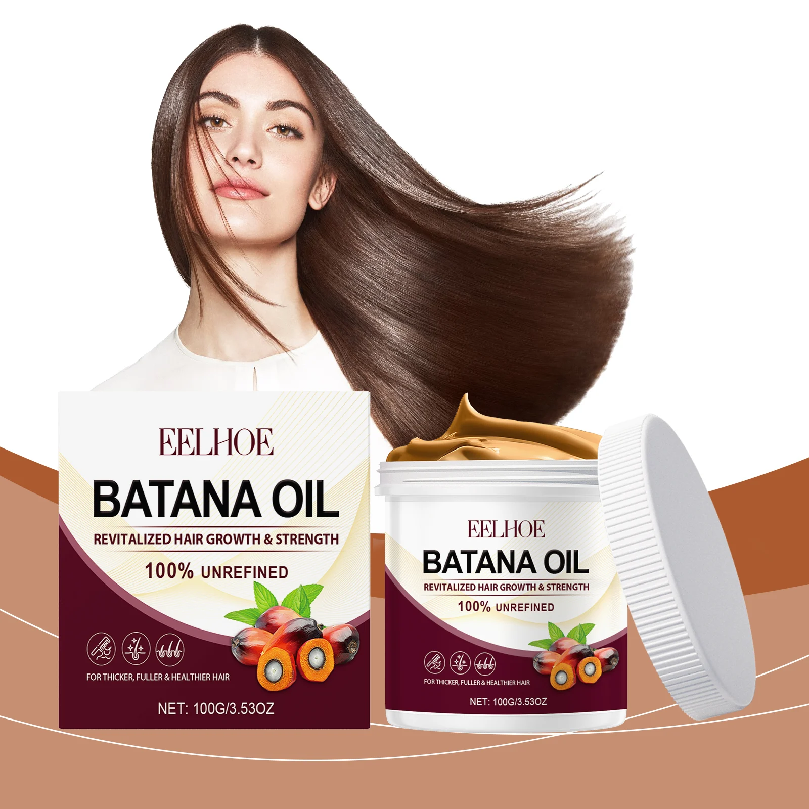 Batana Oil Hair Conditioner 100g for Dry Damaged Hair Repair & Shine 2 batana oil hair conditioner 100g cih ew2s5nxg desc 2