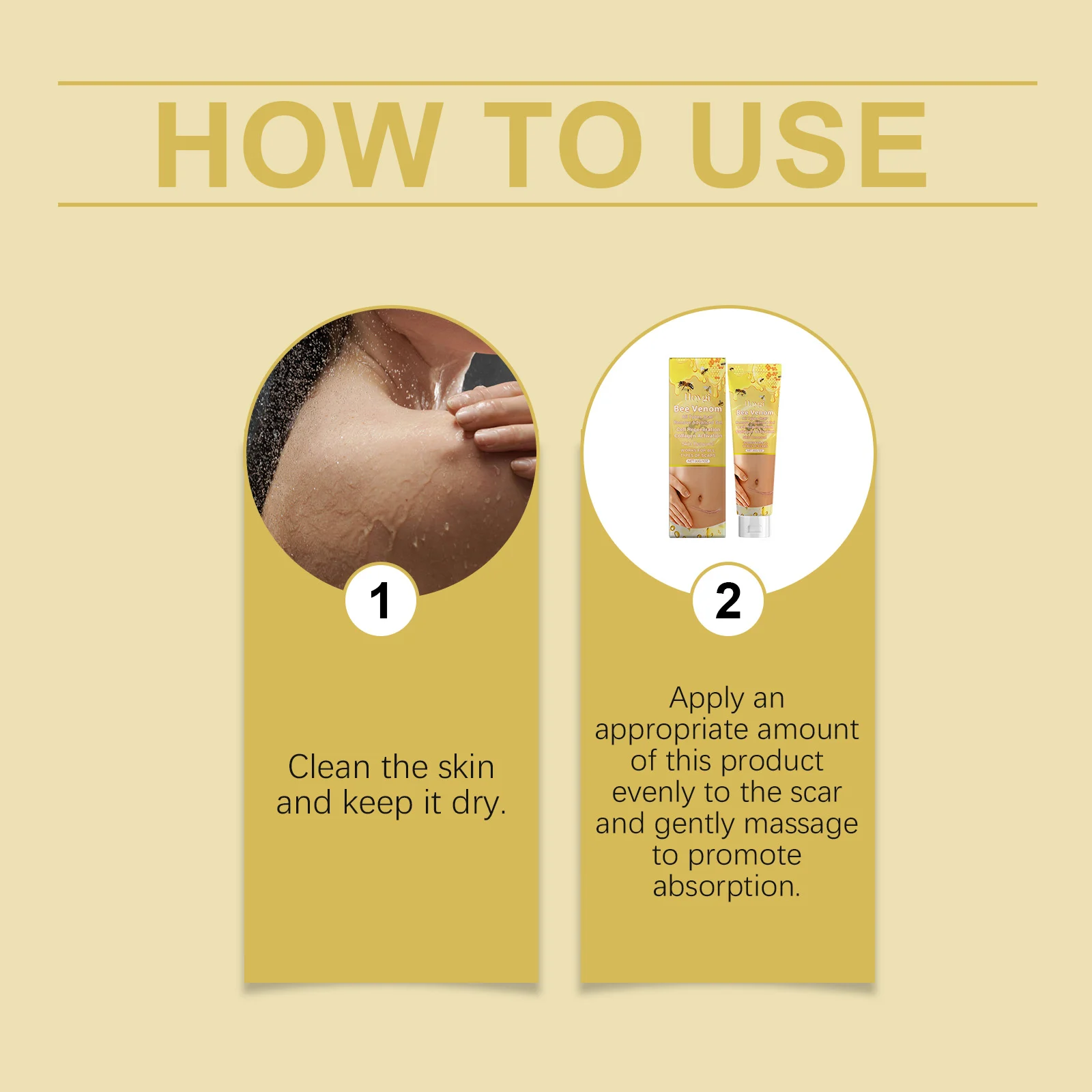 Bee Venom Body Care Gel 30g for Scar Removal & Skin Repair with Garlic & Centella 4 bee venom body care gel 30g scar removal cih 8trbxfkj desc 4