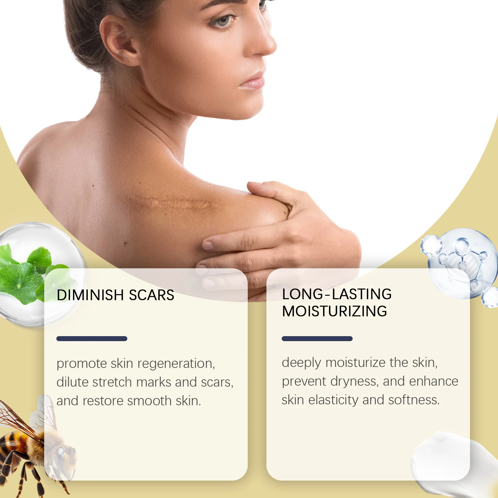 Bee Venom Body Care Gel 30g for Scar Removal & Skin Repair with Garlic & Centella 6 bee venom body care gel 30g scar removal cih 8trbxfkj desc 6