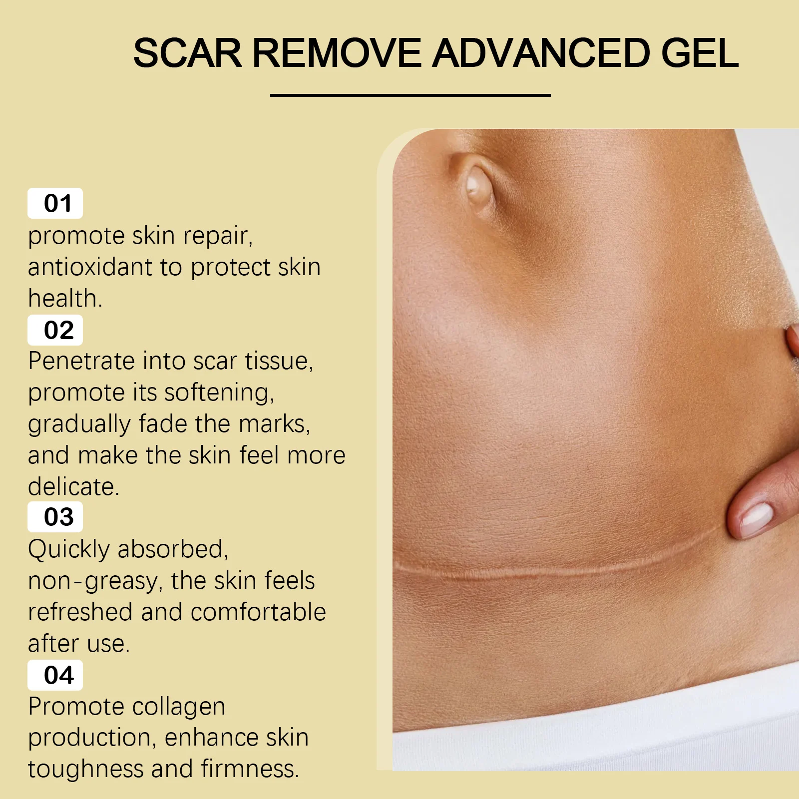 Bee Venom Body Care Gel 30g for Scar Removal & Skin Repair with Garlic & Centella 7 bee venom body care gel 30g scar removal cih 8trbxfkj desc 7