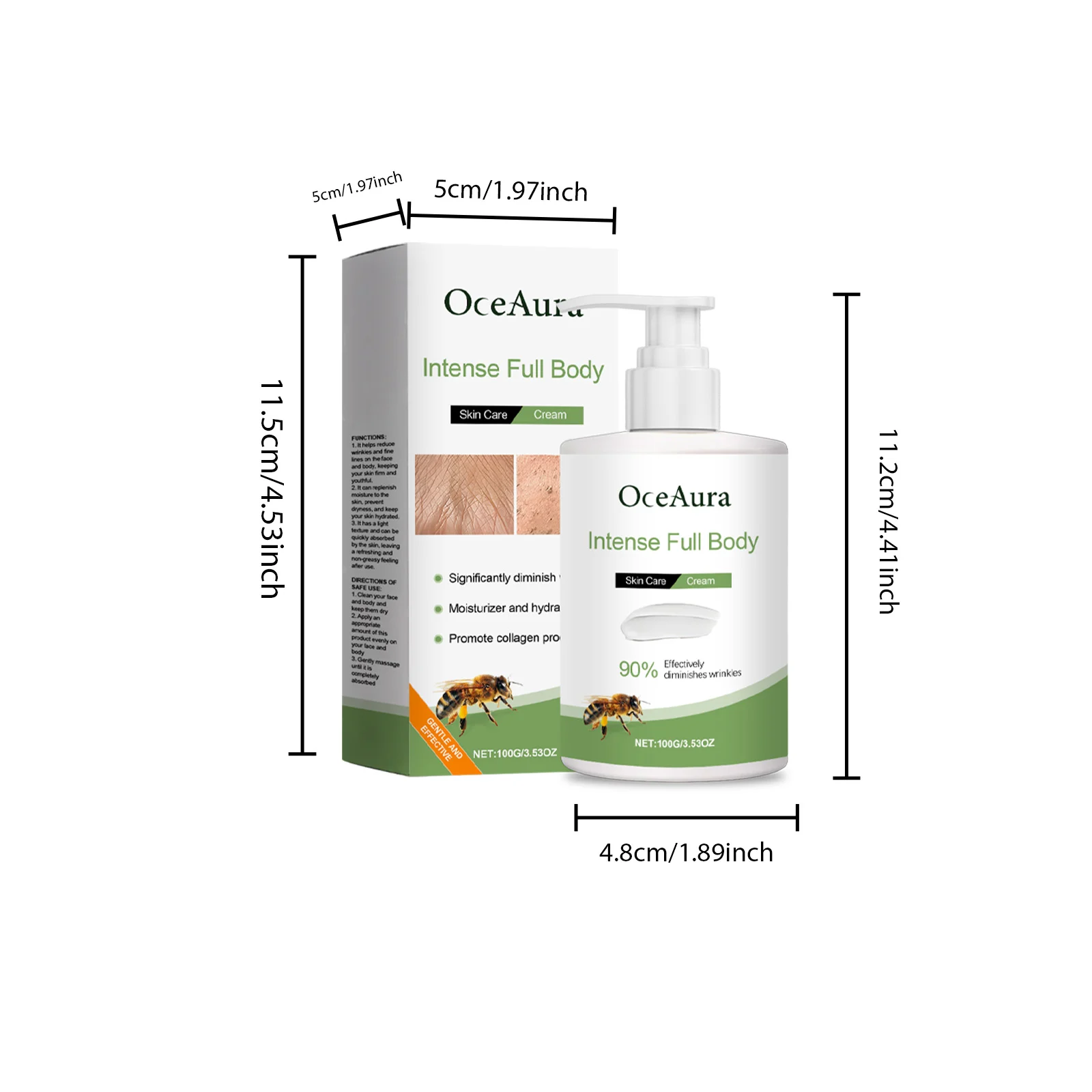 Bee Venom Firming Moisturizer Cream 100g Nourishes Skin & Reduces Wrinkles 1 bee venom firming moisturizer cream 100g cih hrp2vdf9 desc 1