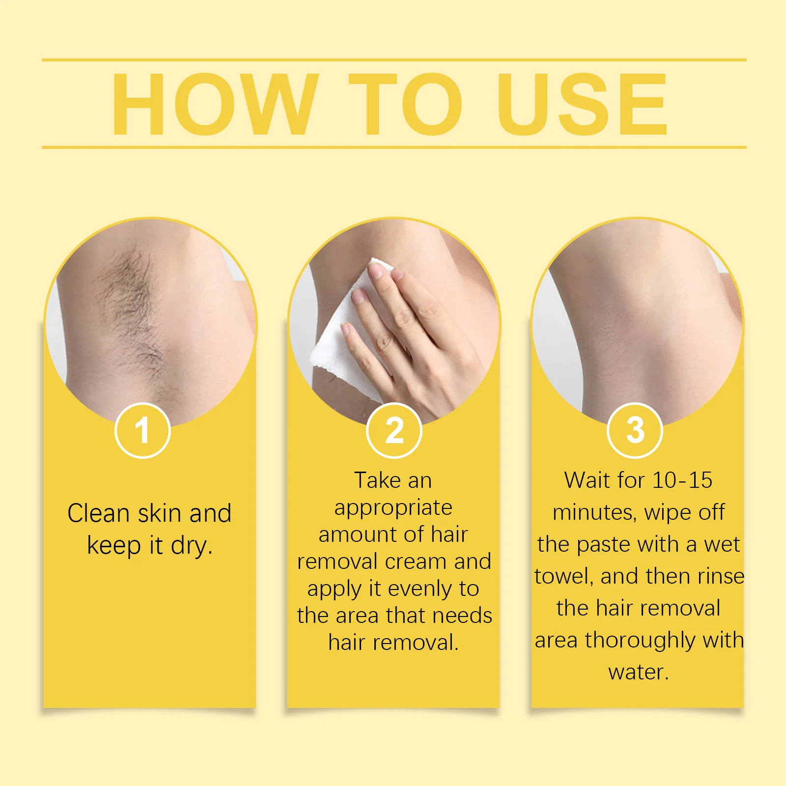 OceAura Bee Venom Milk Moisturizing Hair Removal Cream for Face & Body 4 bee venom milk hair removal cream cih e3hnajwd desc 4