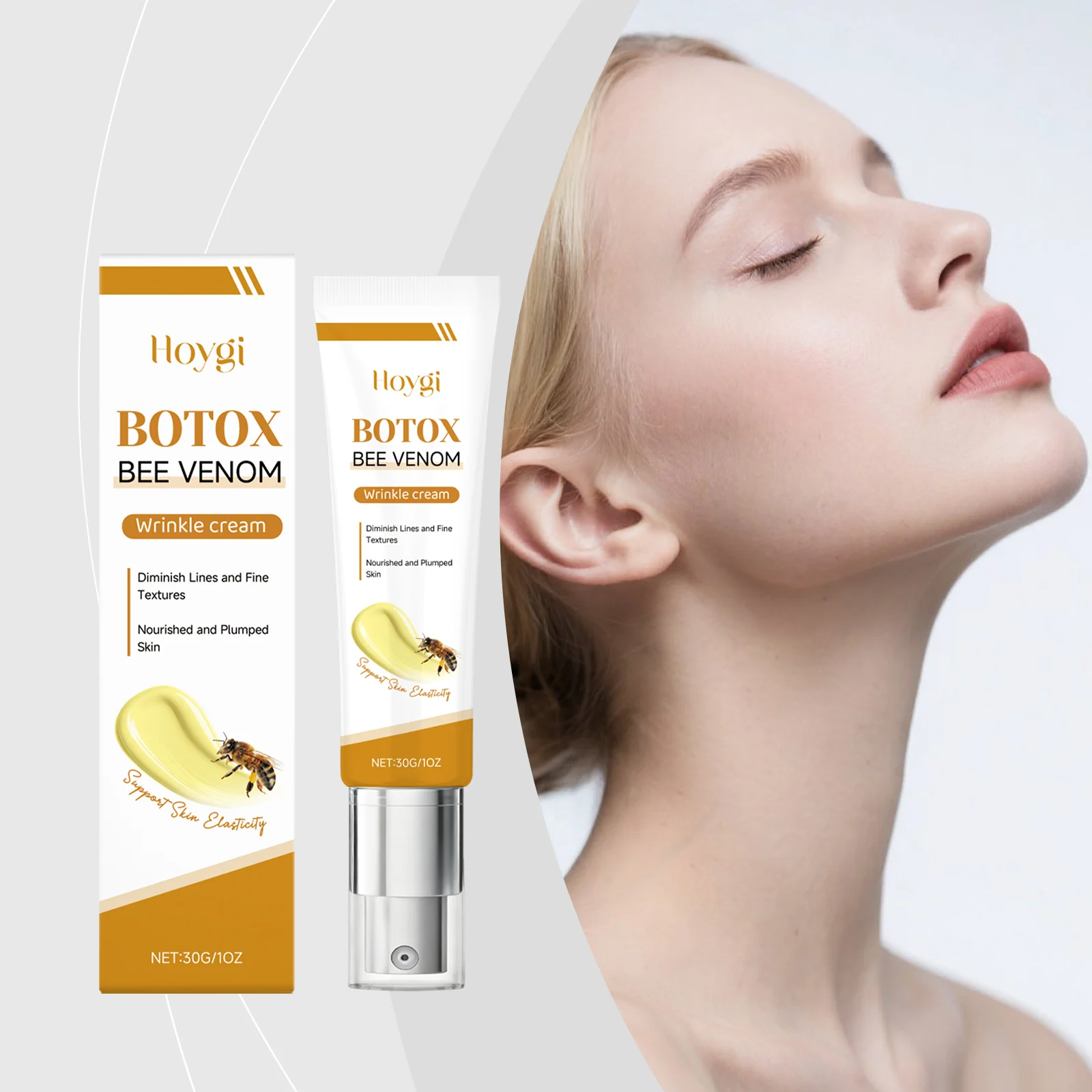 Bee Venom Moisturizing Cream 30g Deep Nourishment for Dry Skin Smooth & Non-Sticky 2 bee venom moisturizing cream 30g der fmnq2vr9 desc 2