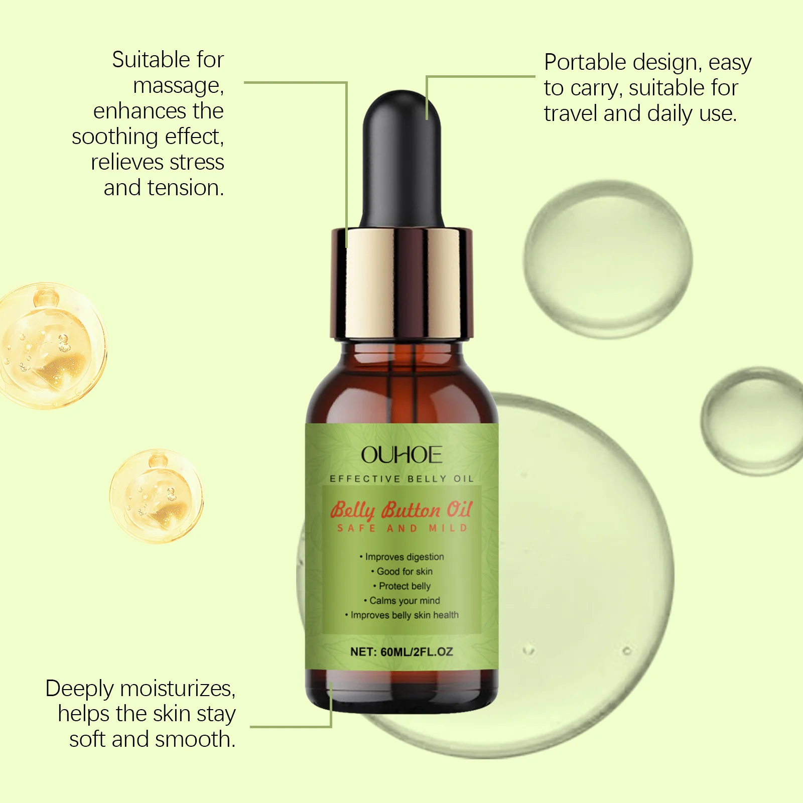 Belly Oil Abdominal Massage & Nourishing Oil for Menstrual Discomfort Relief 60ml 6 belly oil abdominal massage nourishing oil 60ml cih w8zgkrrf desc 6