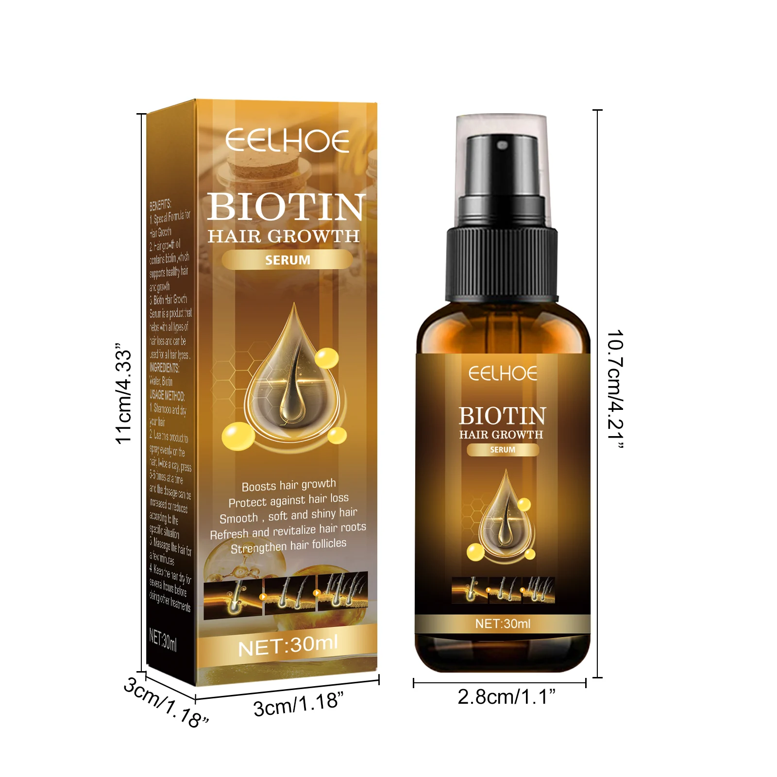 Biotin Hair Growth Serum Spray for Hair Loss Treatment and Repair 1 biotin hair growth serum spray 30ml cih 2hkvepnm desc 1