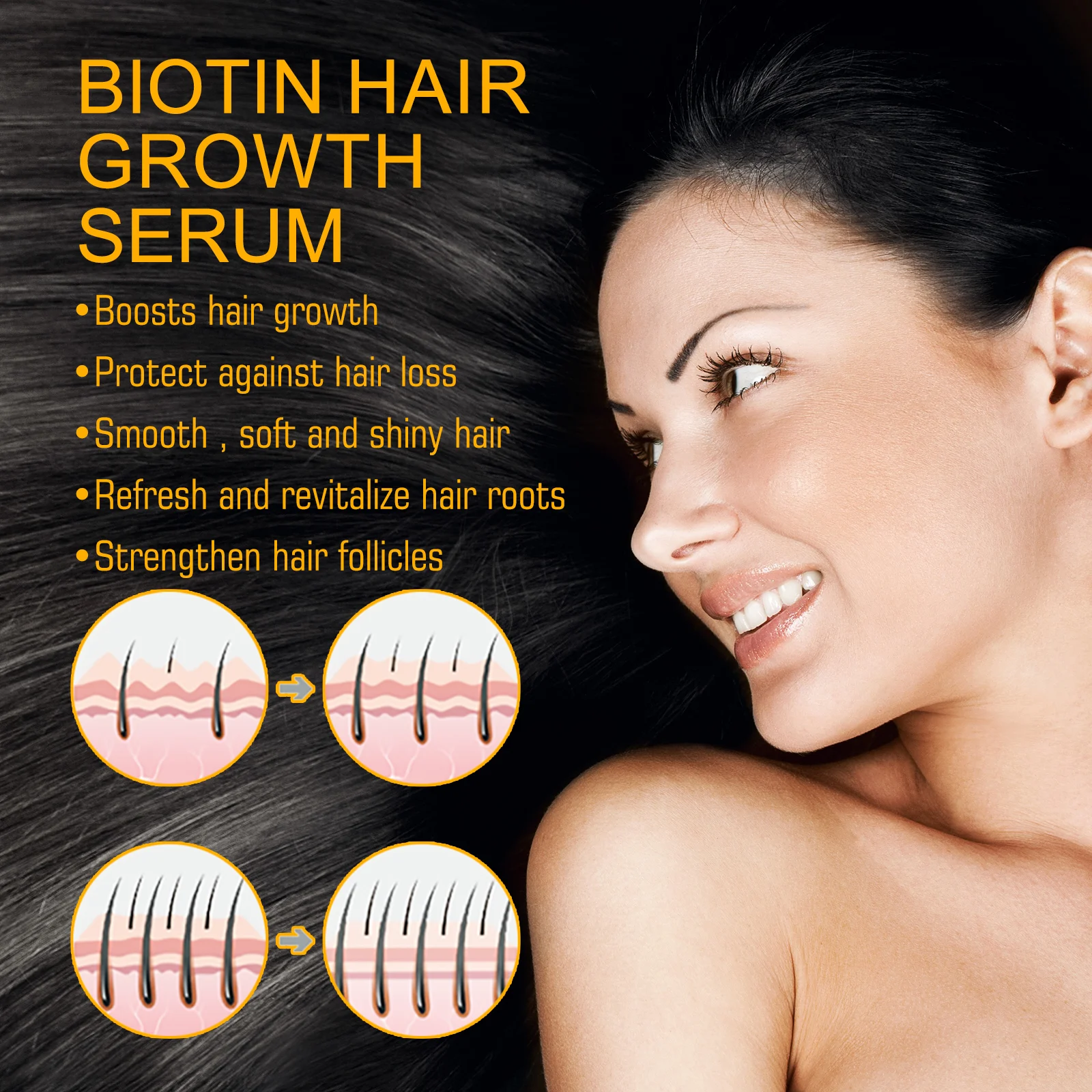 Biotin Hair Growth Serum Spray for Hair Loss Treatment and Repair 8 biotin hair growth serum spray 30ml cih 2hkvepnm desc 8