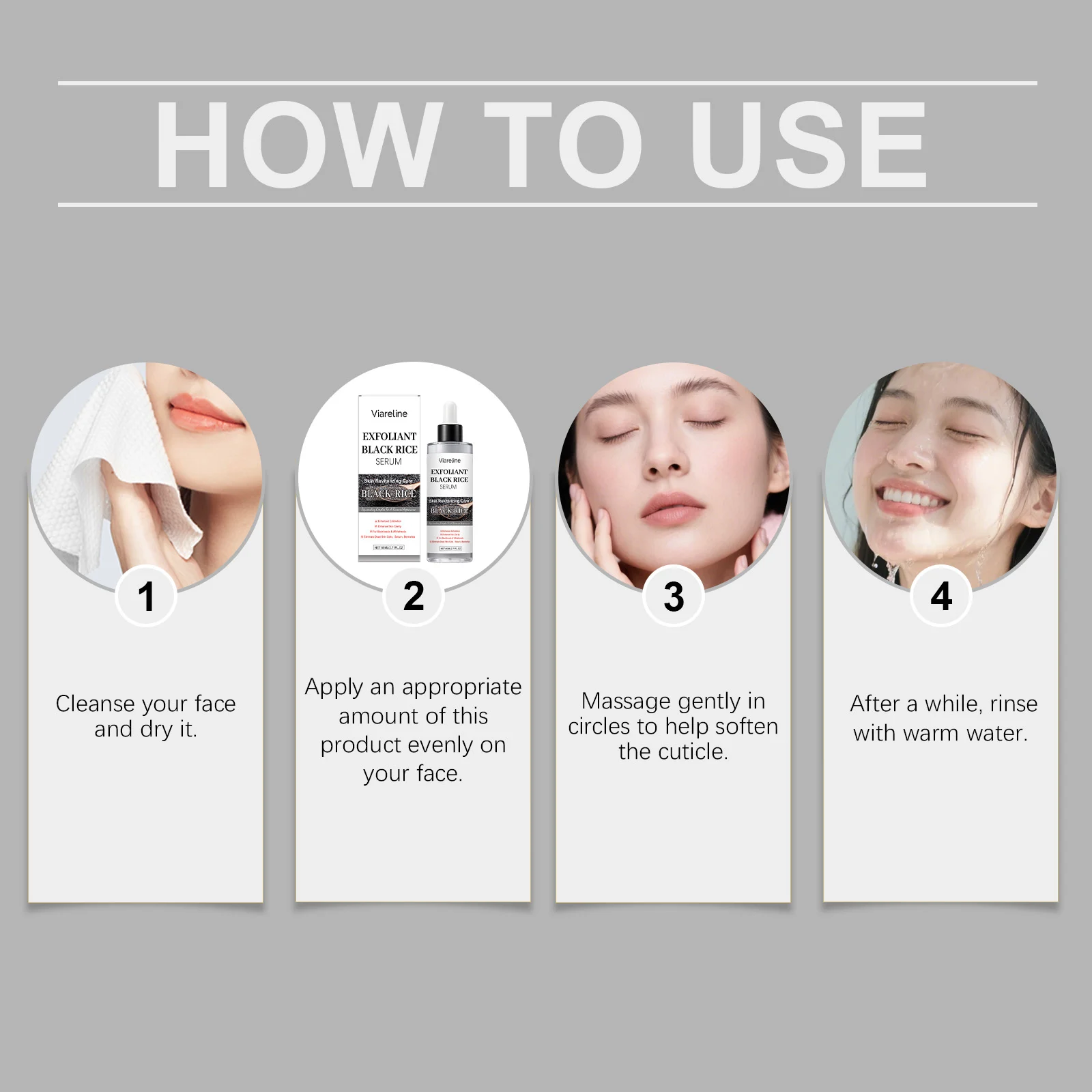 Viareline Black Rice Exfoliating Serum for Clear, Hydrated Skin 3 black rice exfoliating serum der 48qa5aw6 desc 3