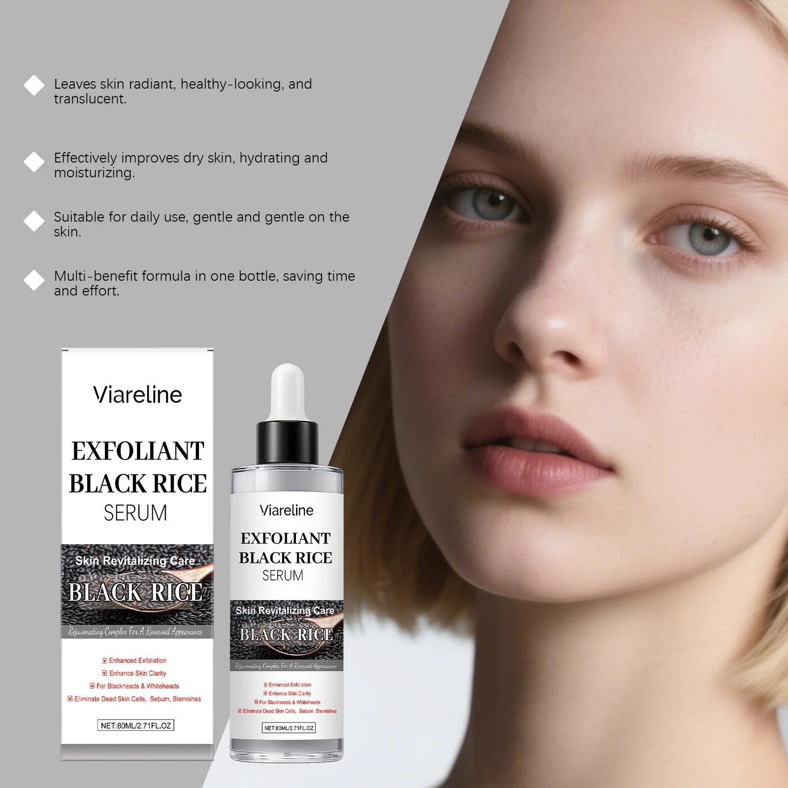 Viareline Black Rice Exfoliating Serum for Clear, Hydrated Skin 7 black rice exfoliating serum der 48qa5aw6 desc 7 1