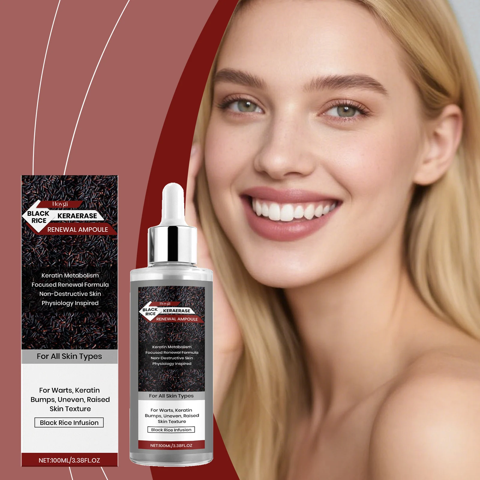 Black Rice Serum 100ml with Keratin for Dullness & Uneven Skin Texture 2 black rice serum keratin 100ml der 339gtxyk desc 2