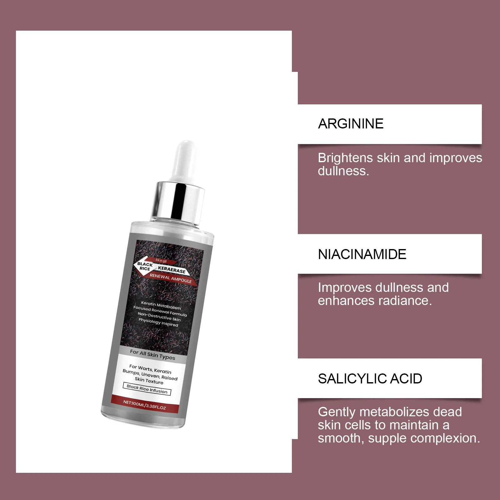 Black Rice Serum 100ml with Keratin for Dullness & Uneven Skin Texture 5 black rice serum keratin 100ml der 339gtxyk desc 5