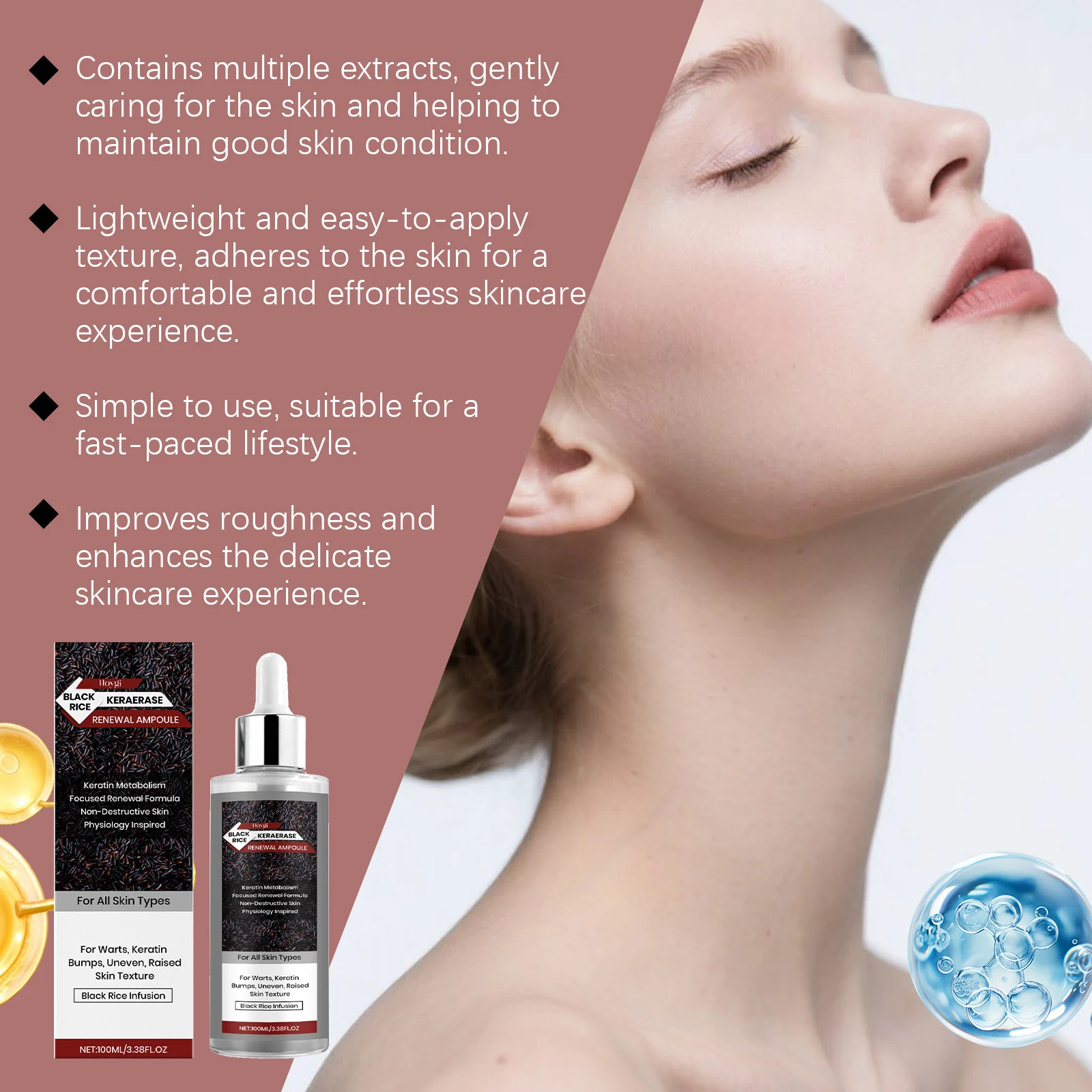 Black Rice Serum 100ml with Keratin for Dullness & Uneven Skin Texture 8 black rice serum keratin 100ml der 339gtxyk desc 8